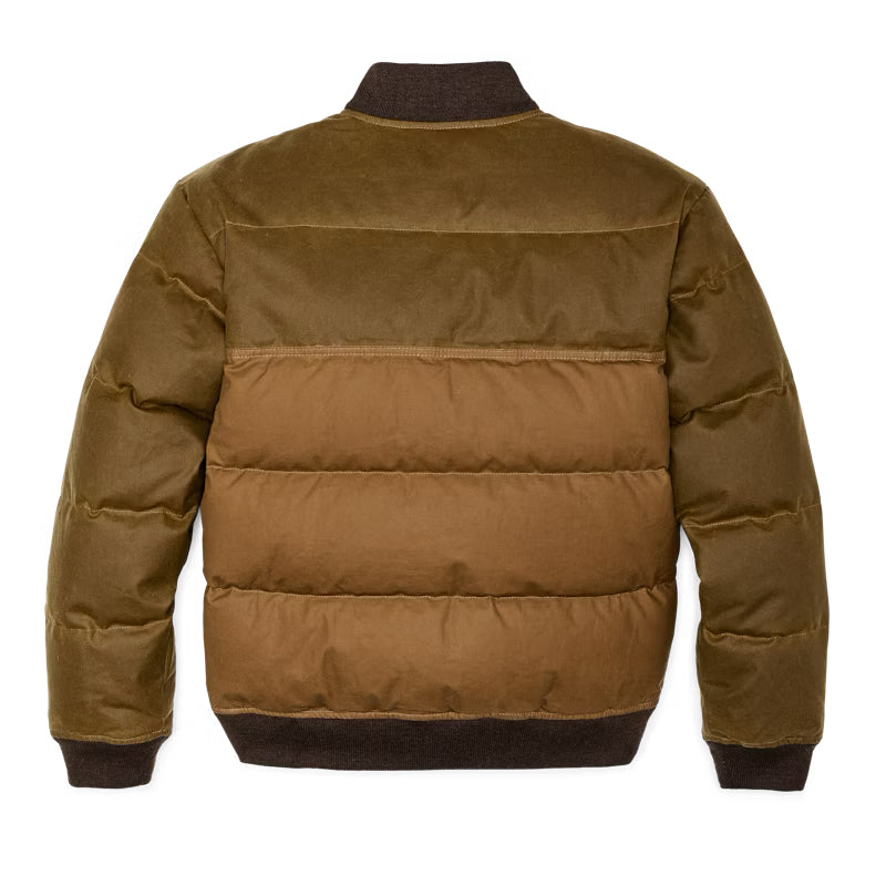 Waxed Cotton Filson Cover Cloth Bomber Jacket Filson Cover Cloth Mile Marker Jacket- Brown — Carriages Fine