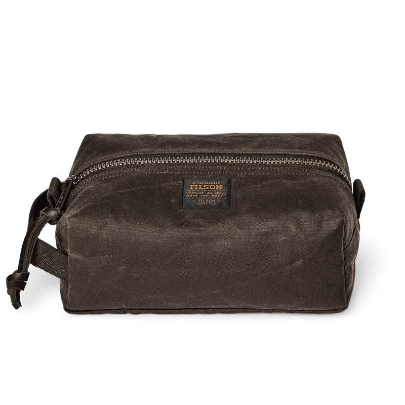 Filson Snyrtitaska - Tin Clothe Travel Kit - Otter Green Filson Snyrtitaska - Tin Clothe Travel Kit - Otter Green