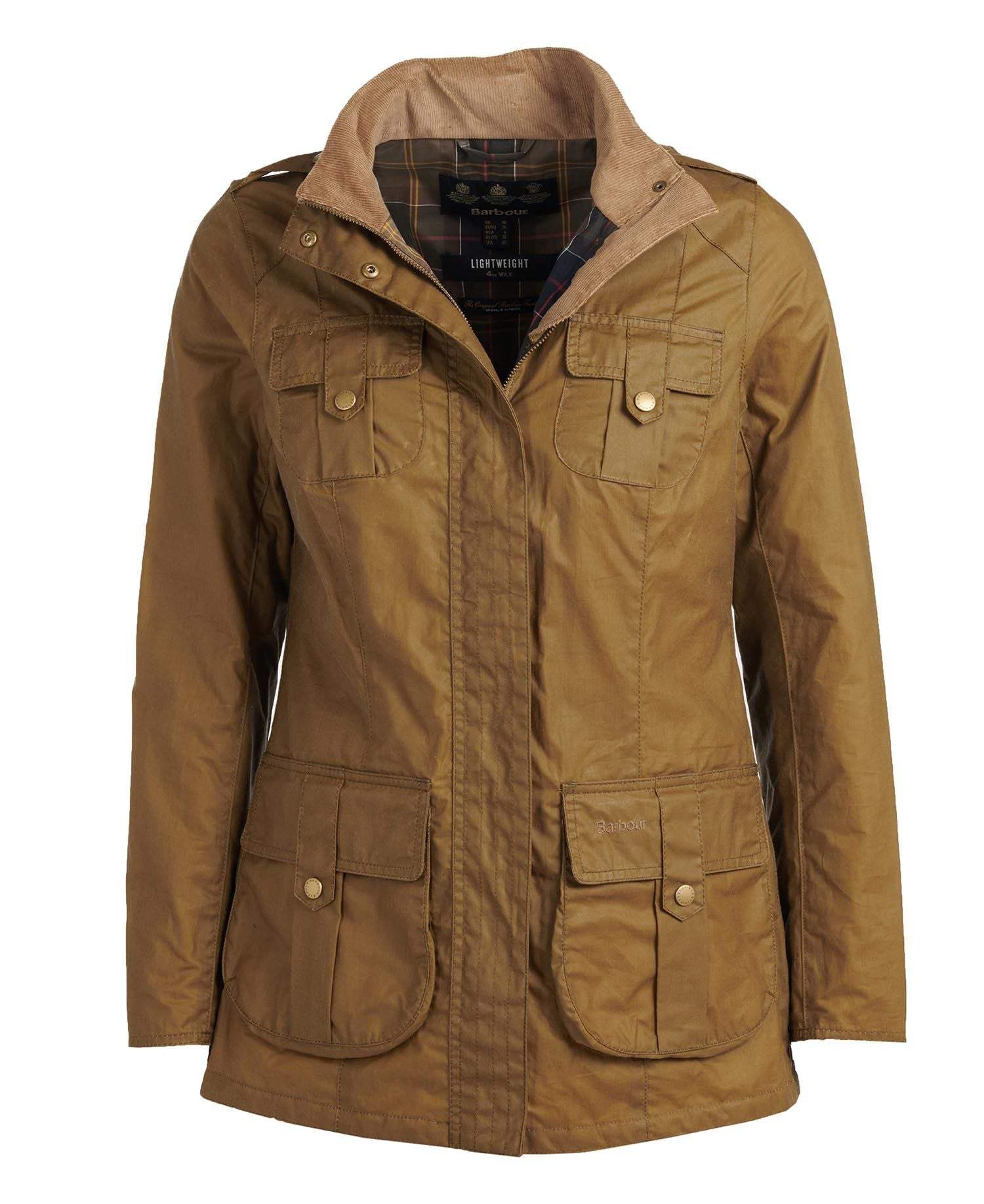 Barbour defence wax ladies jacket online