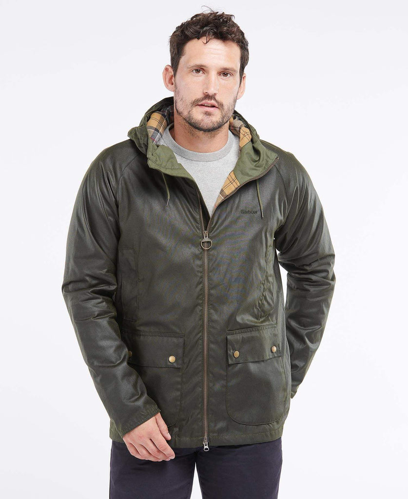 Barbour Vaxjakki - Hooded Domus - Fern/Dress