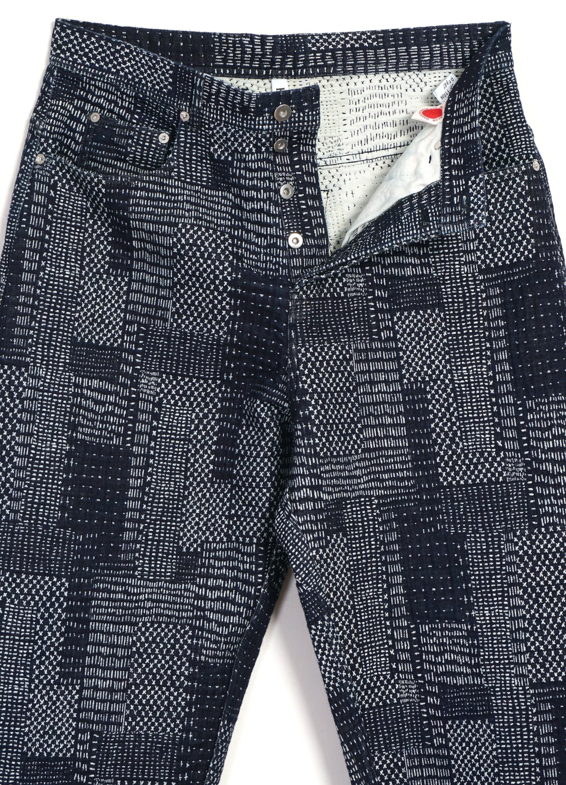 Hansen Buxur Robby Sashiko Indigo