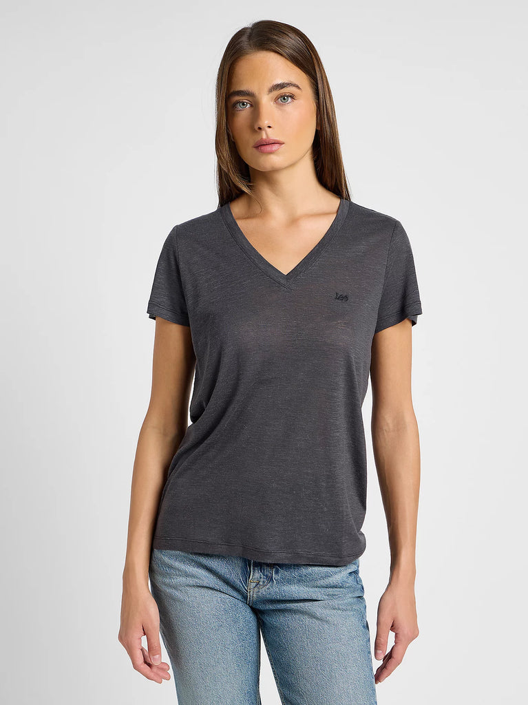Lee Dömubolur V Neck Black
