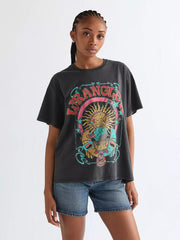 Wrangler Bolur Girlfriend Faded Black