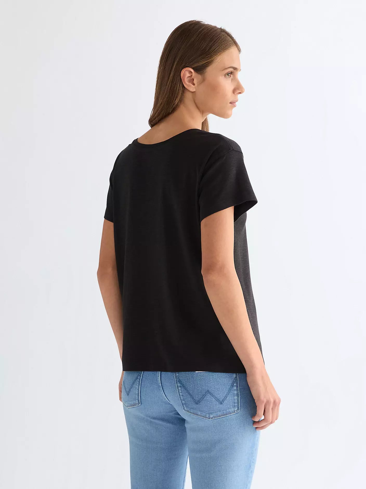 Wrangle Bolur Easy V neck Black