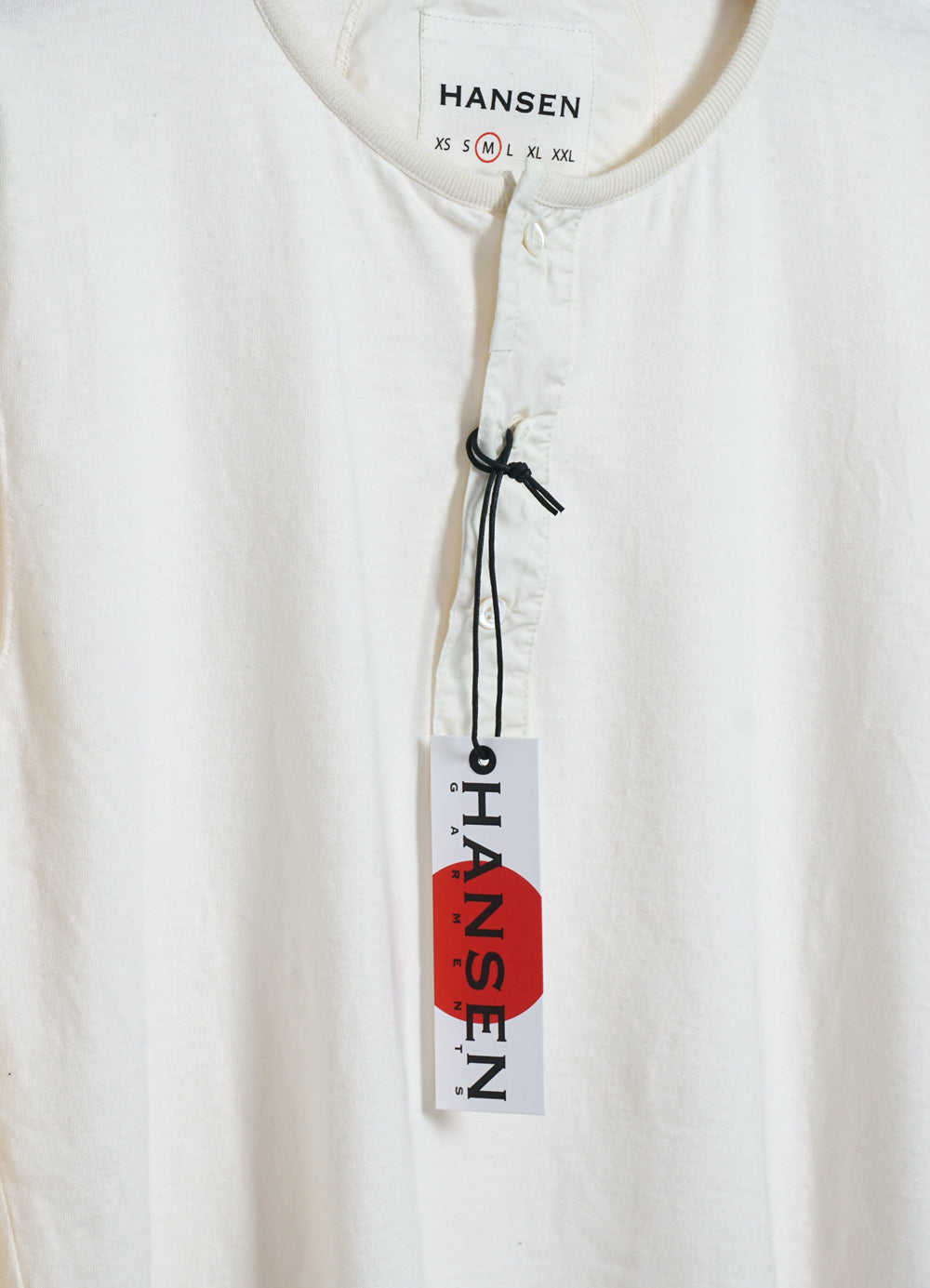 Hansen Henley Bolur Off White Japan