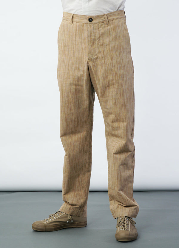 Ken Loose Cut Trousers Sepia