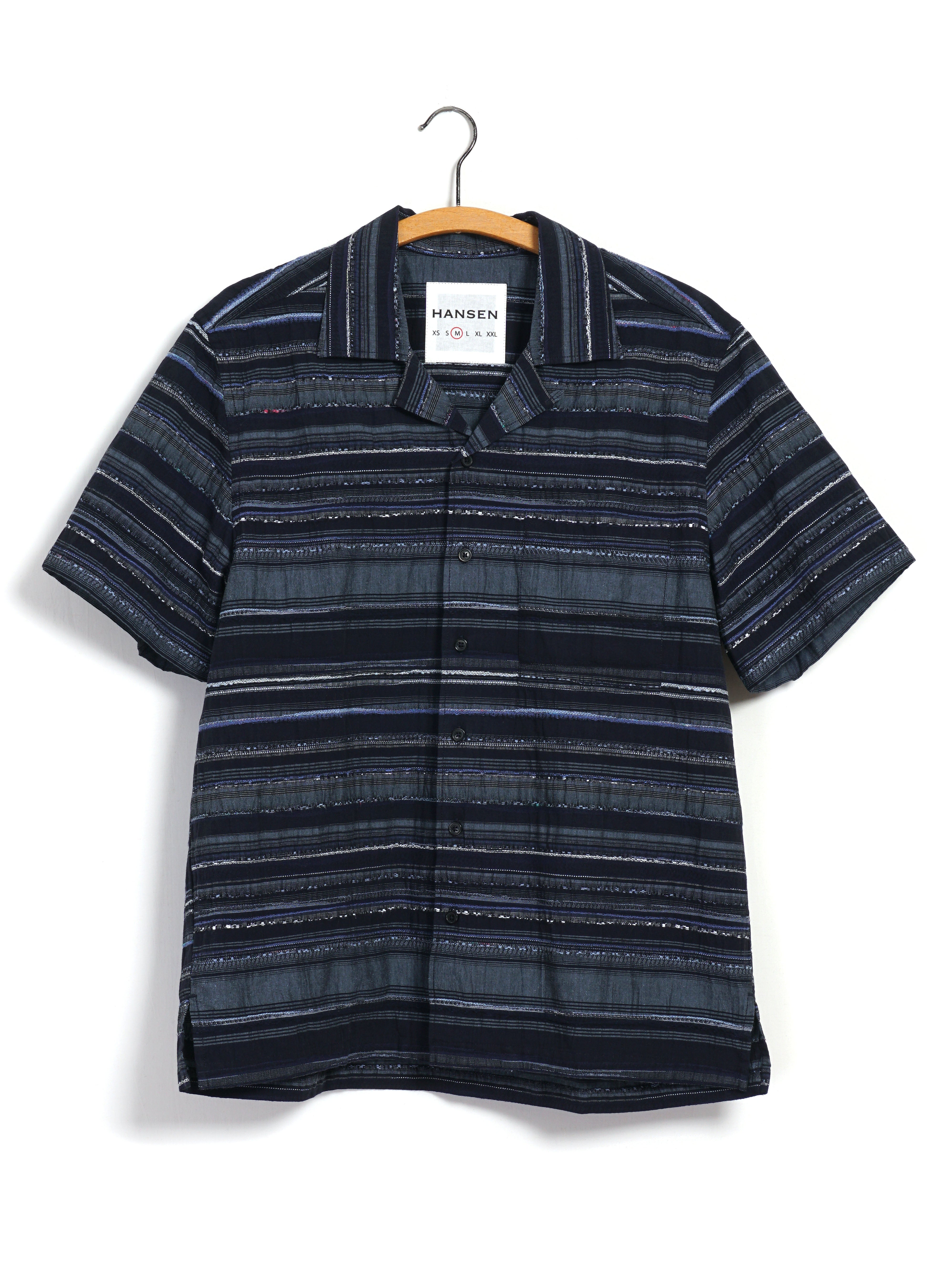 Hansen Short Sleeve Shirt Multiple Blue