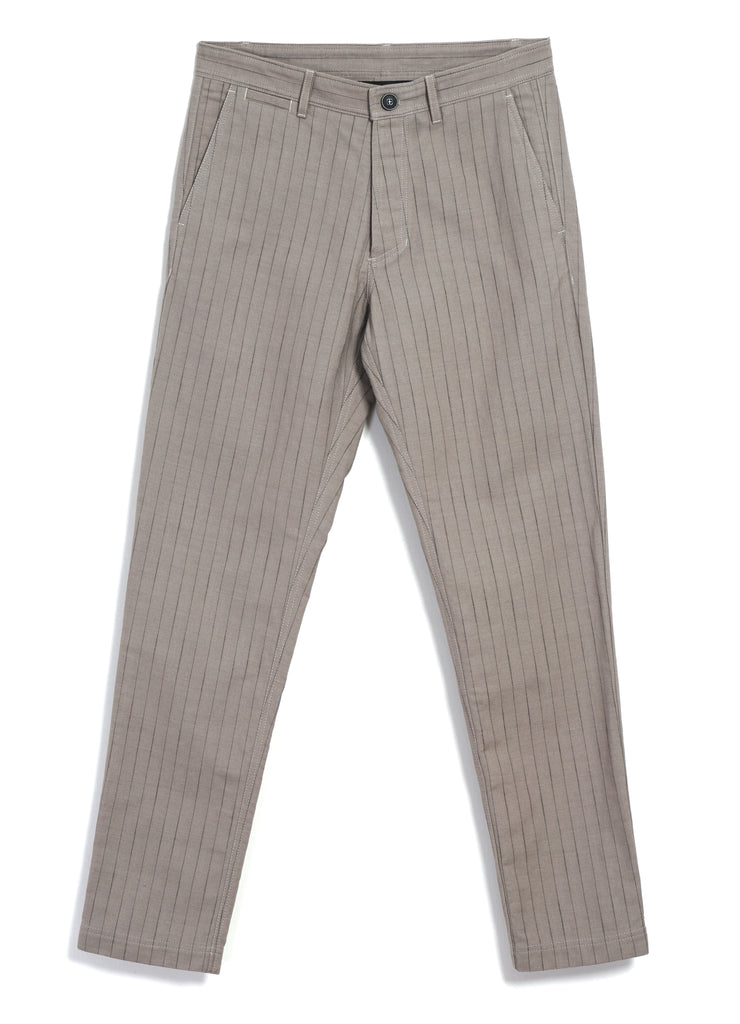 Hansen Fred Trousers Beige Herringbone