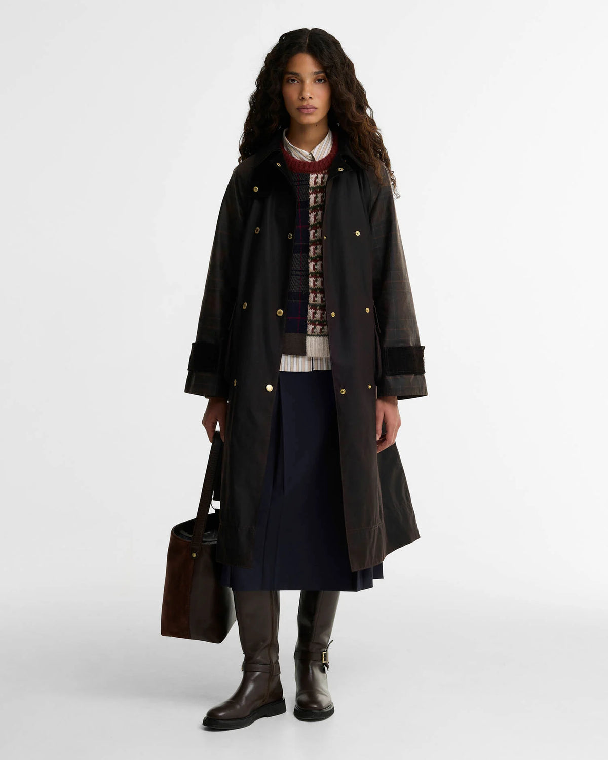 Barbour Elva Waxed Trench Coat - Kormákur & Skjöldur
