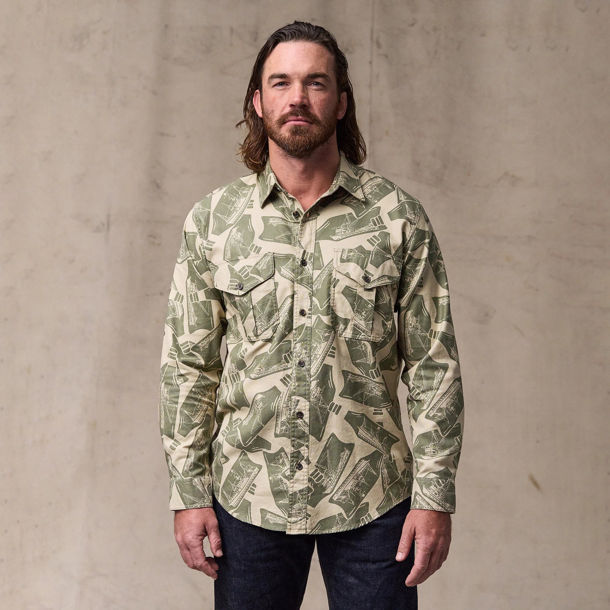 Filson Lt Wt Alaskan Guide Skyrta
