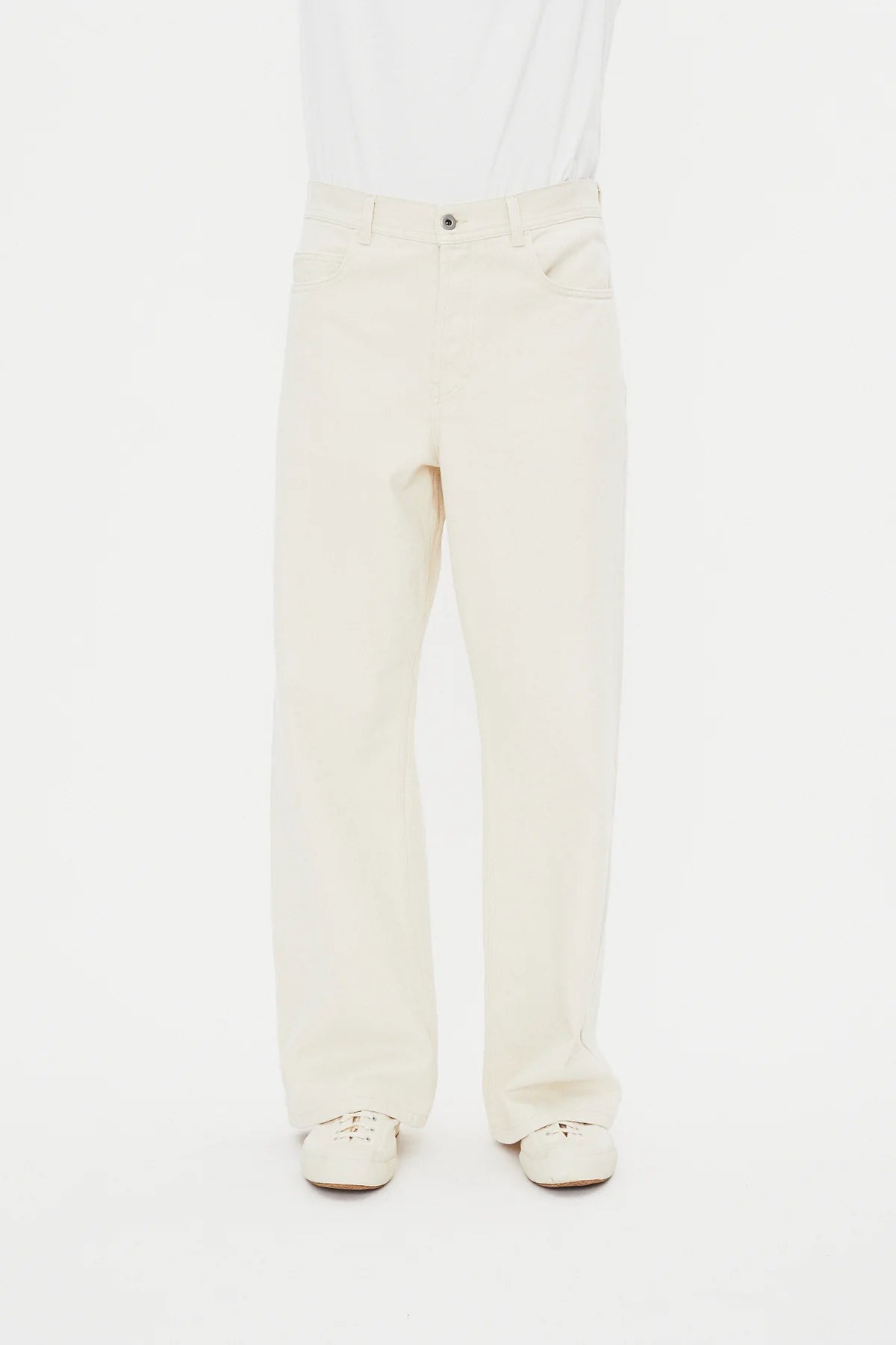 Hansen Milan Workwear Buxur Ecru