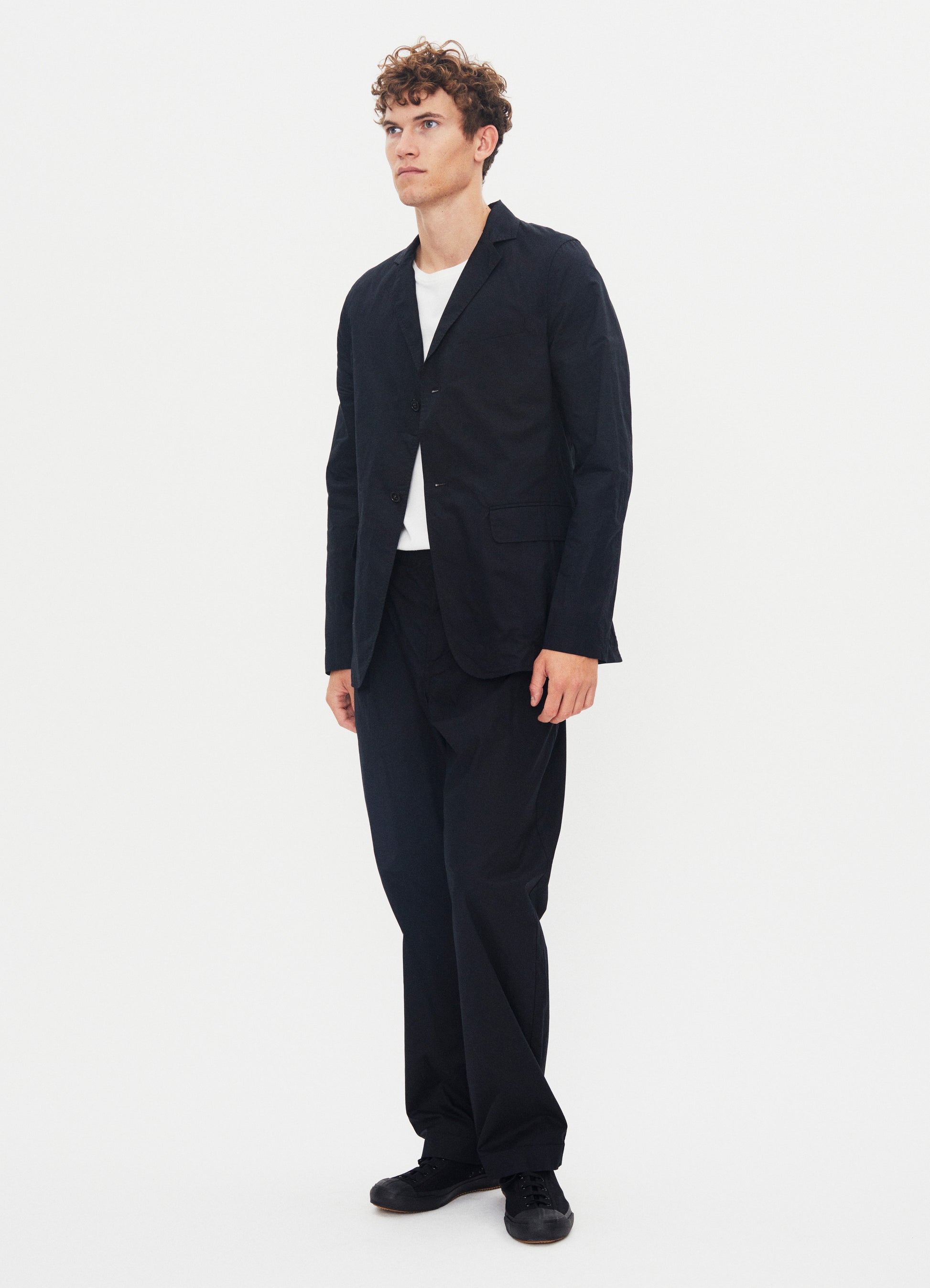 Hansen Malvin Loose Jakki Black Twill - Kormákur & Skjöldur