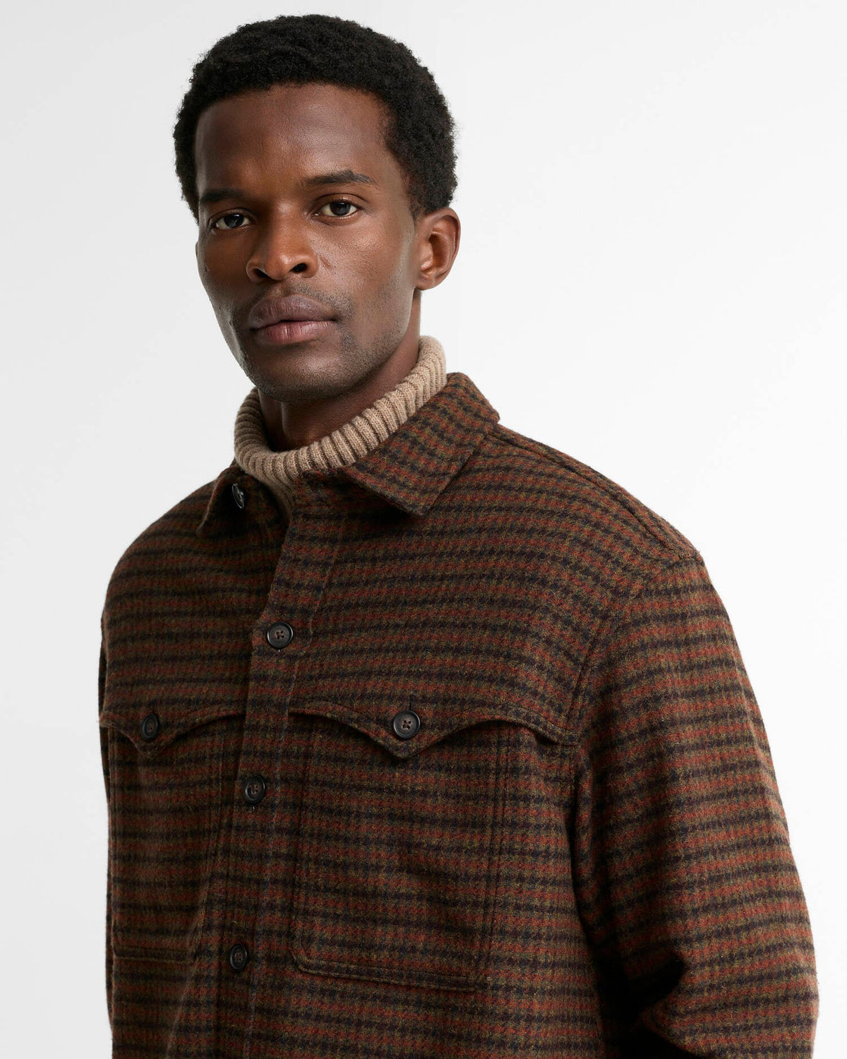 Barbour Hatfield Oversized Hounstooth Overshirt - Kormákur & Skjöldur