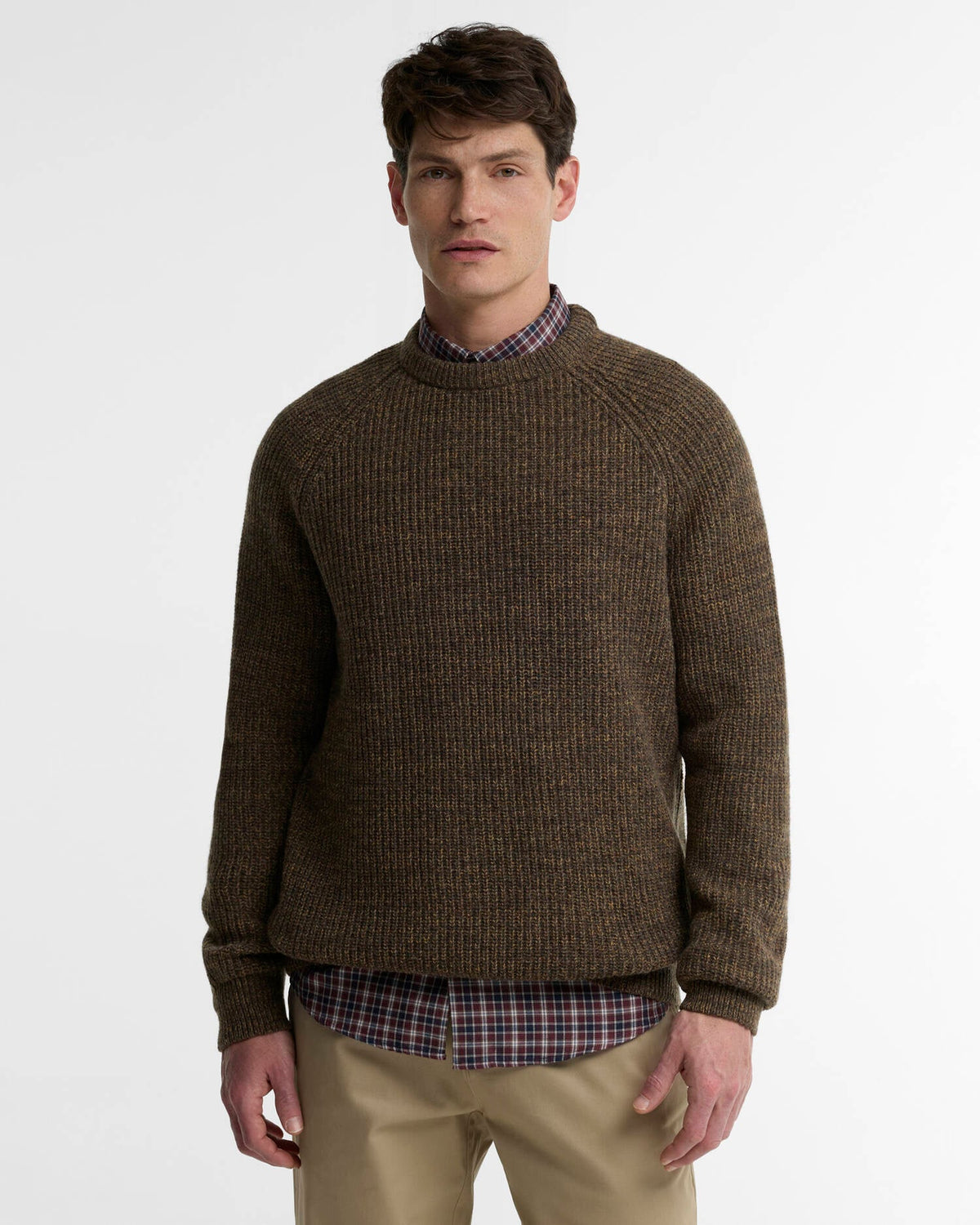 Barbour Horseford Crew Neck Camel