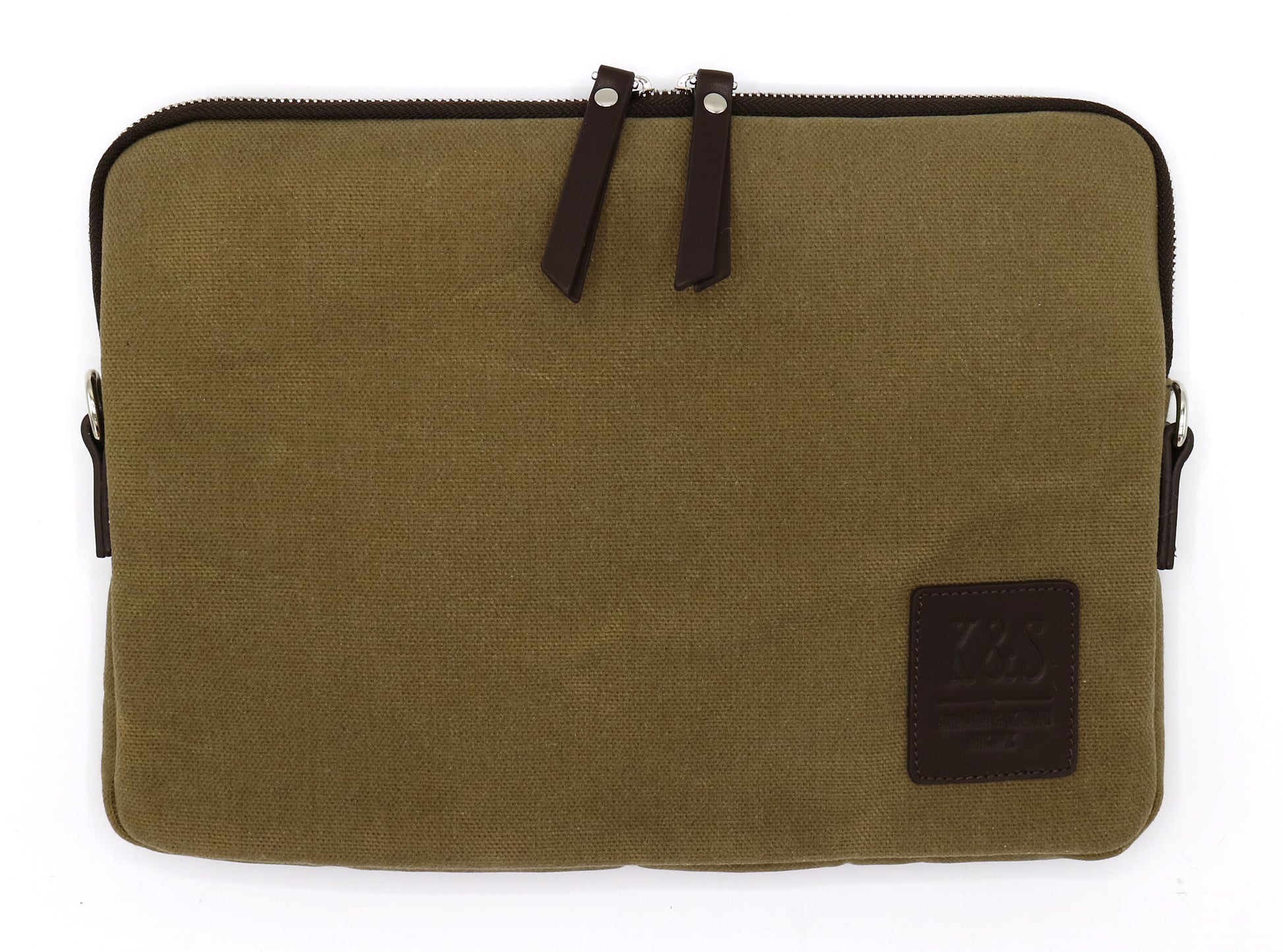 K&S Tölvutaska Waxed Beige 15/16 - Kormákur & Skjöldur