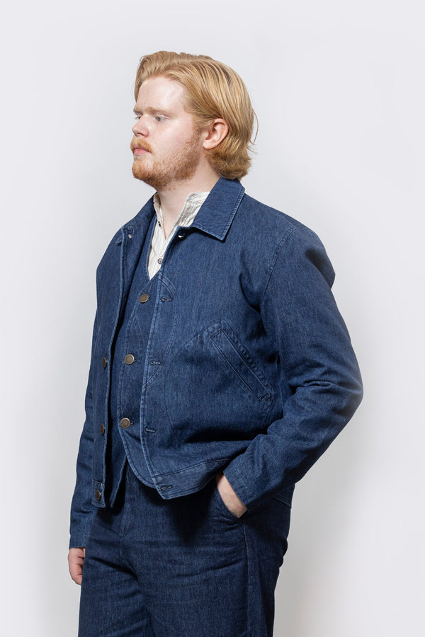 K&S Hversdagsföt jakki Vesturfarajakki í Ameríku  - jakki