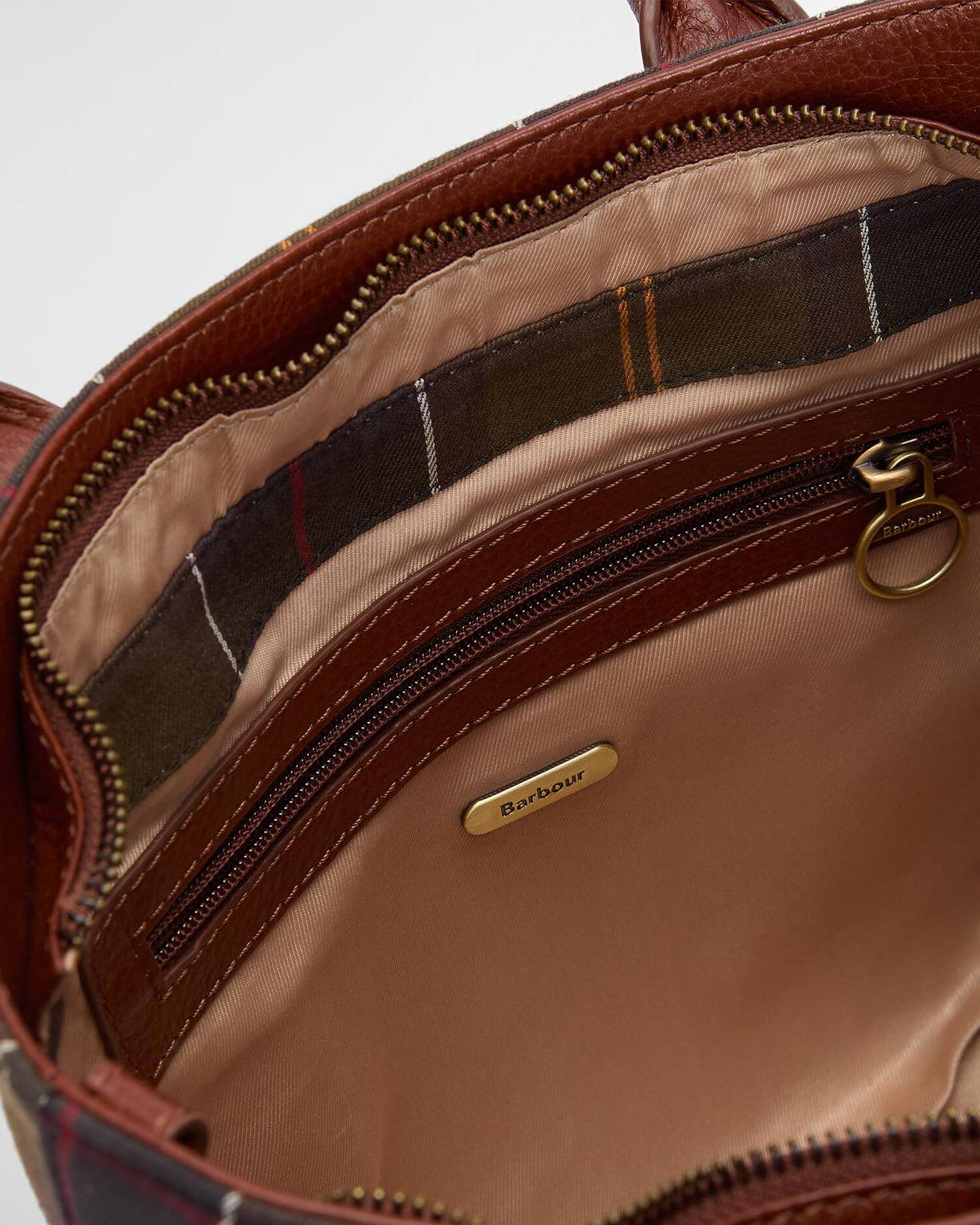 Barbour Taska Birch Tartan Tote