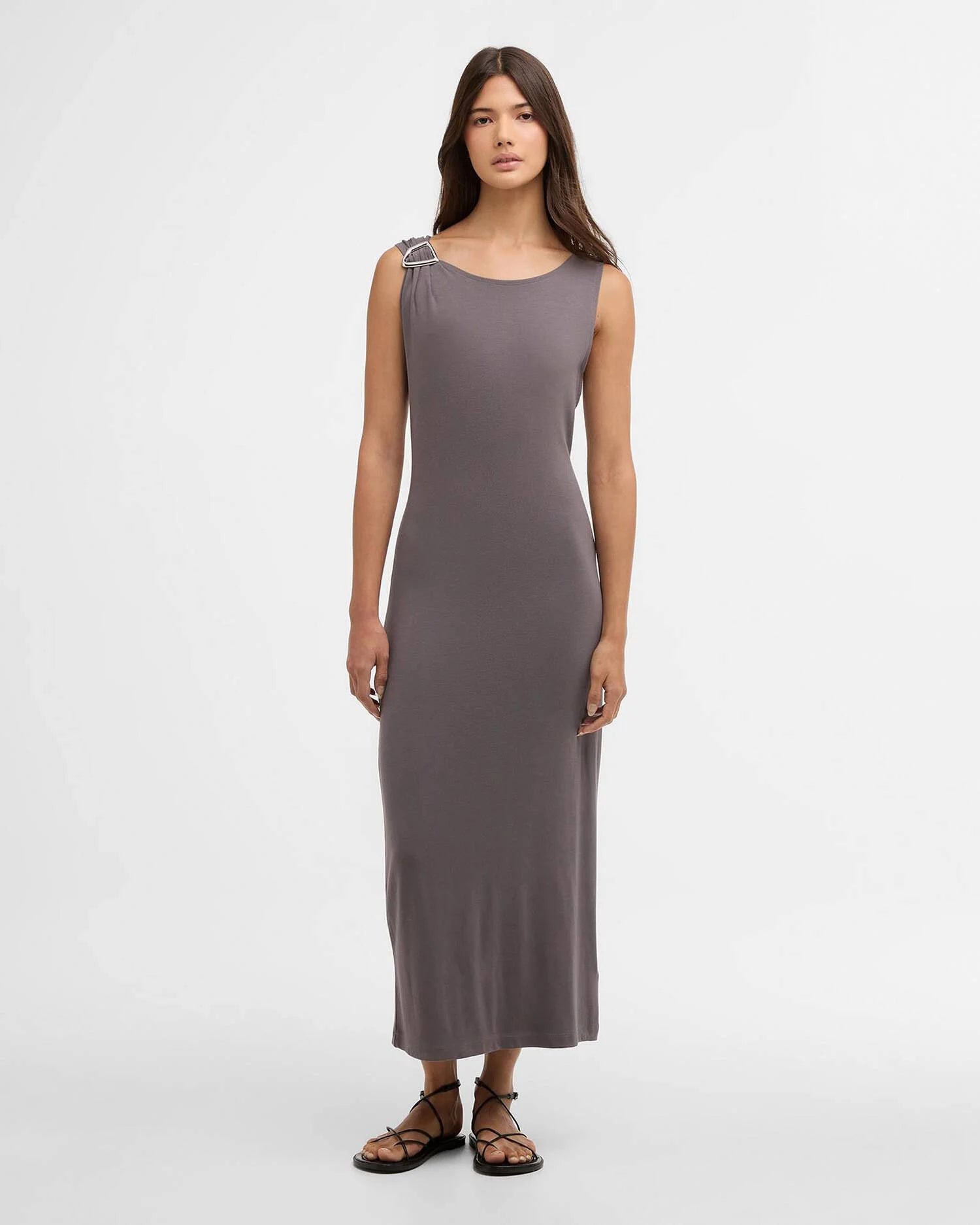 Barbour Kjóll B.Intl Gigi Midi Lavender