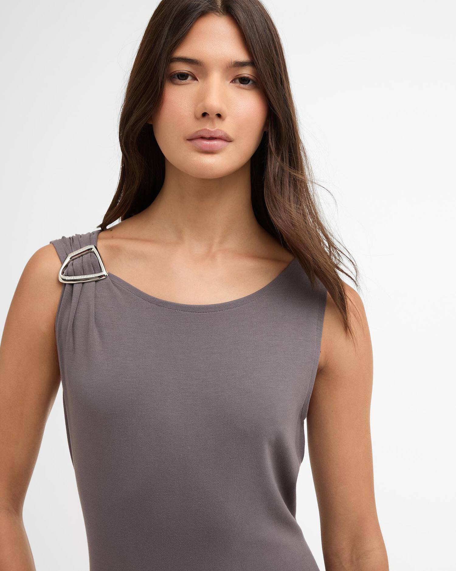 Barbour Kjóll B.Intl Gigi Midi Lavender