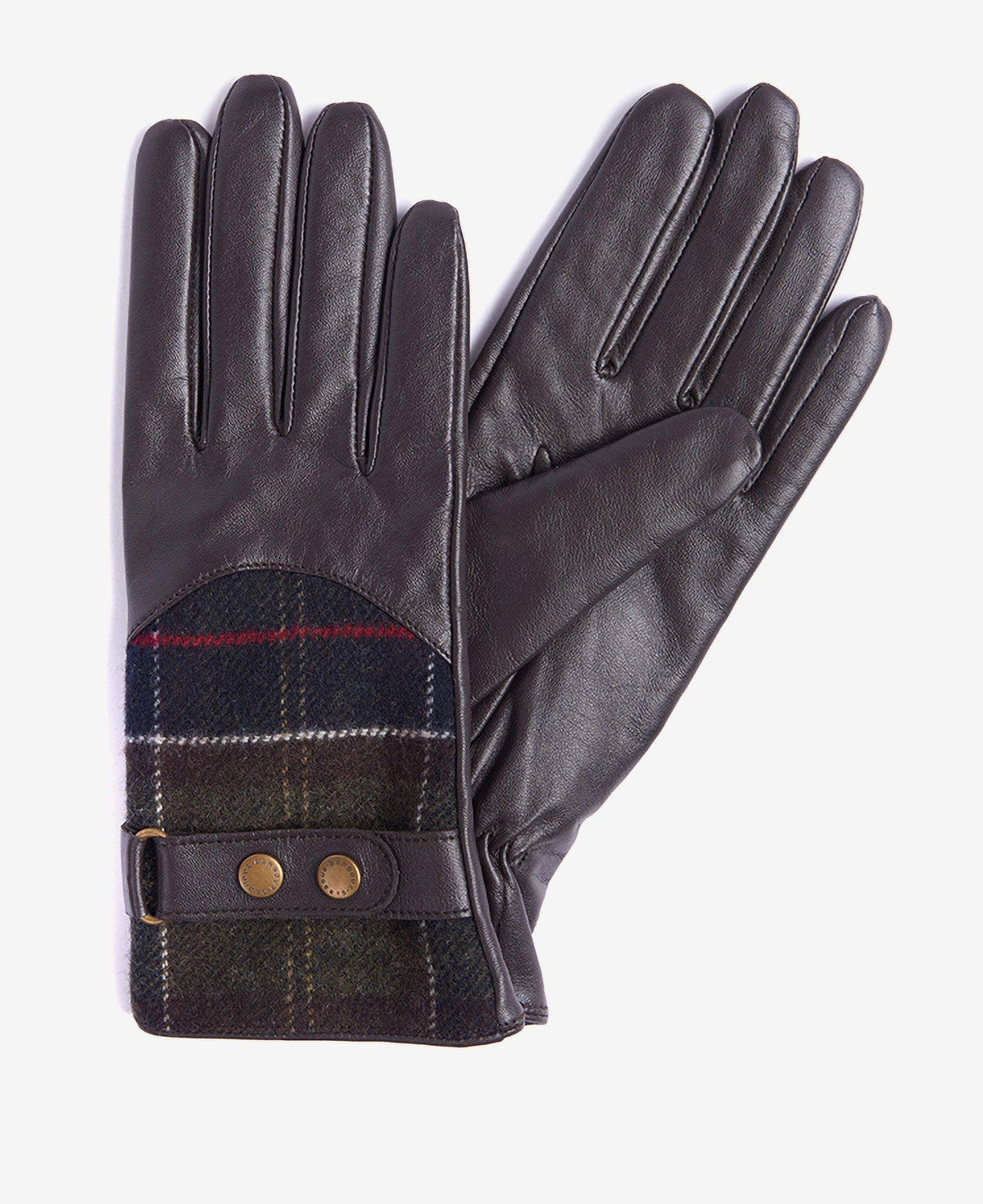 Barbour Dömuhanskar - Dee Tartan - Dk Brown - Kormákur & Skjöldur