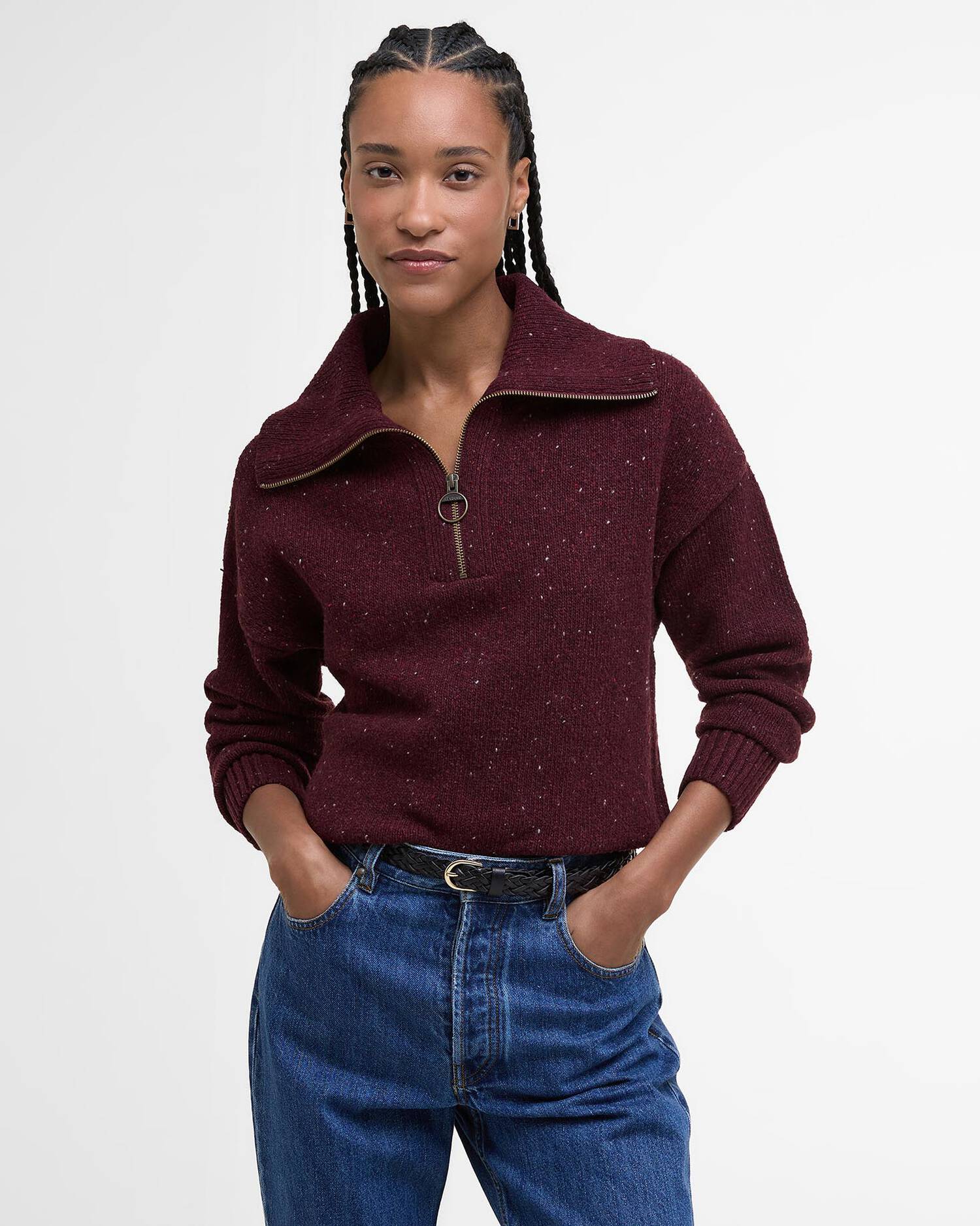 Barbour Peysa Lavensdale Half Zip Knitte
