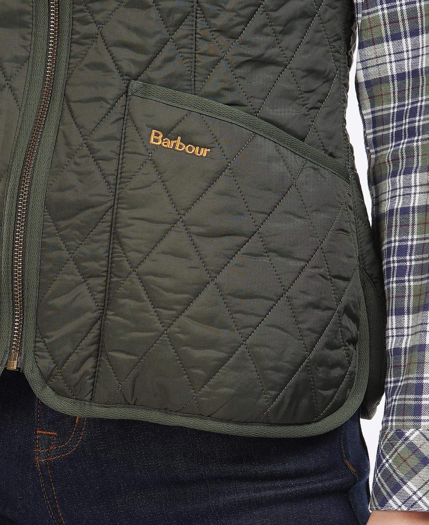 Barbour Dömuvesti - Betty Fleece Liner - Olive - Kormákur & Skjöldur