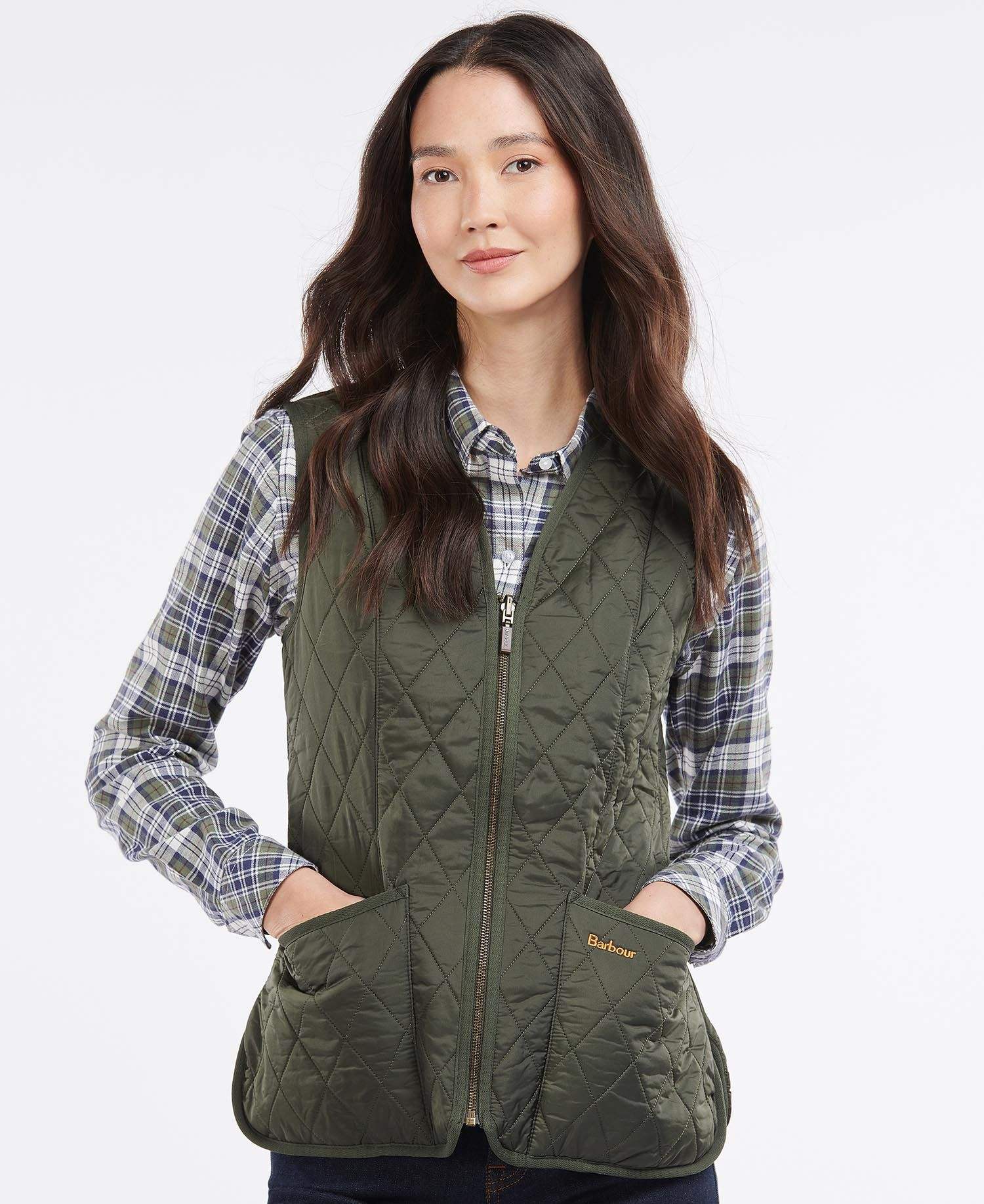 Barbour Dömuvesti - Betty Fleece Liner - Olive - Kormákur & Skjöldur