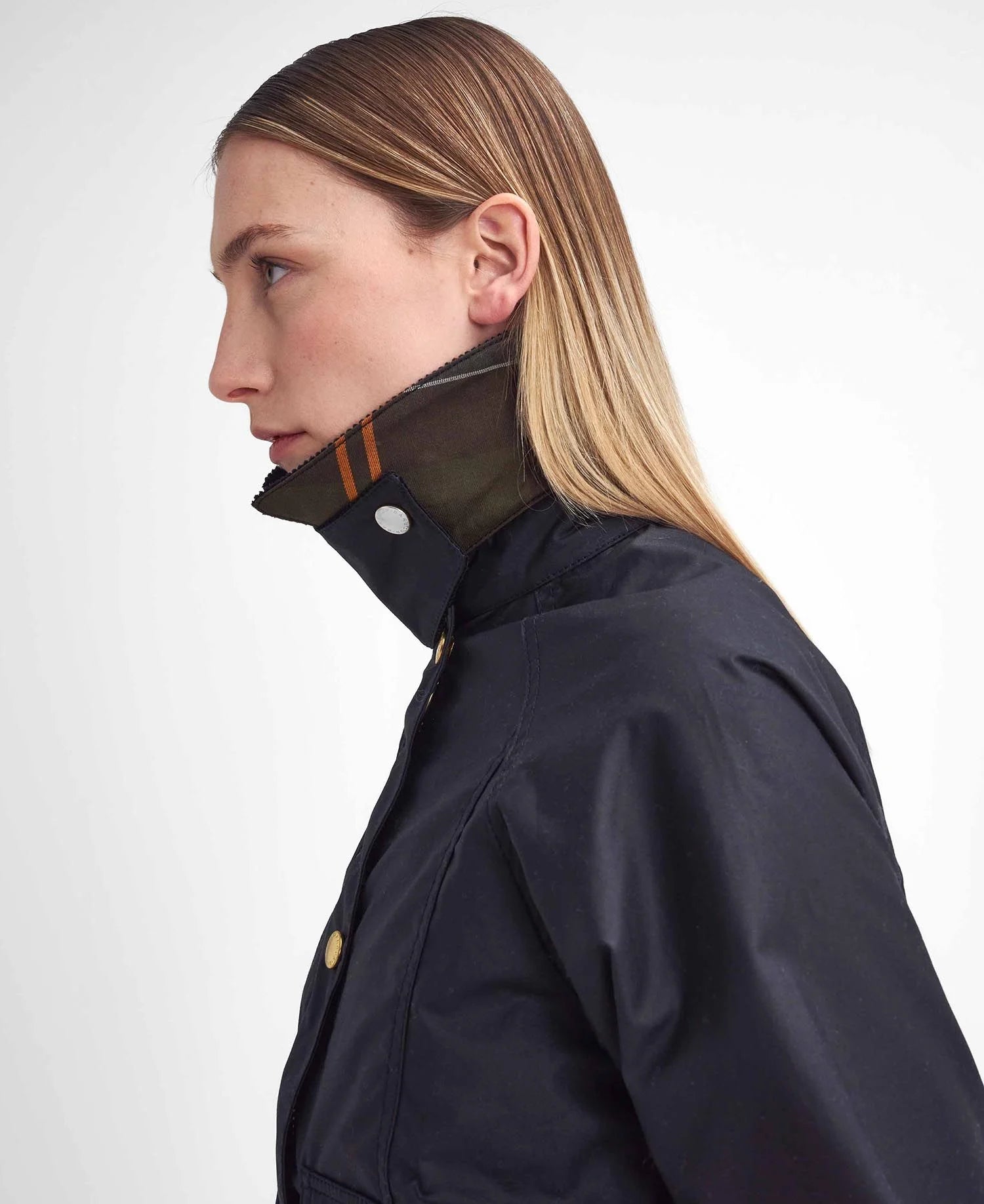 Barbour Vaxjakki Crop Beadnell Black - Kormákur & Skjöldur
