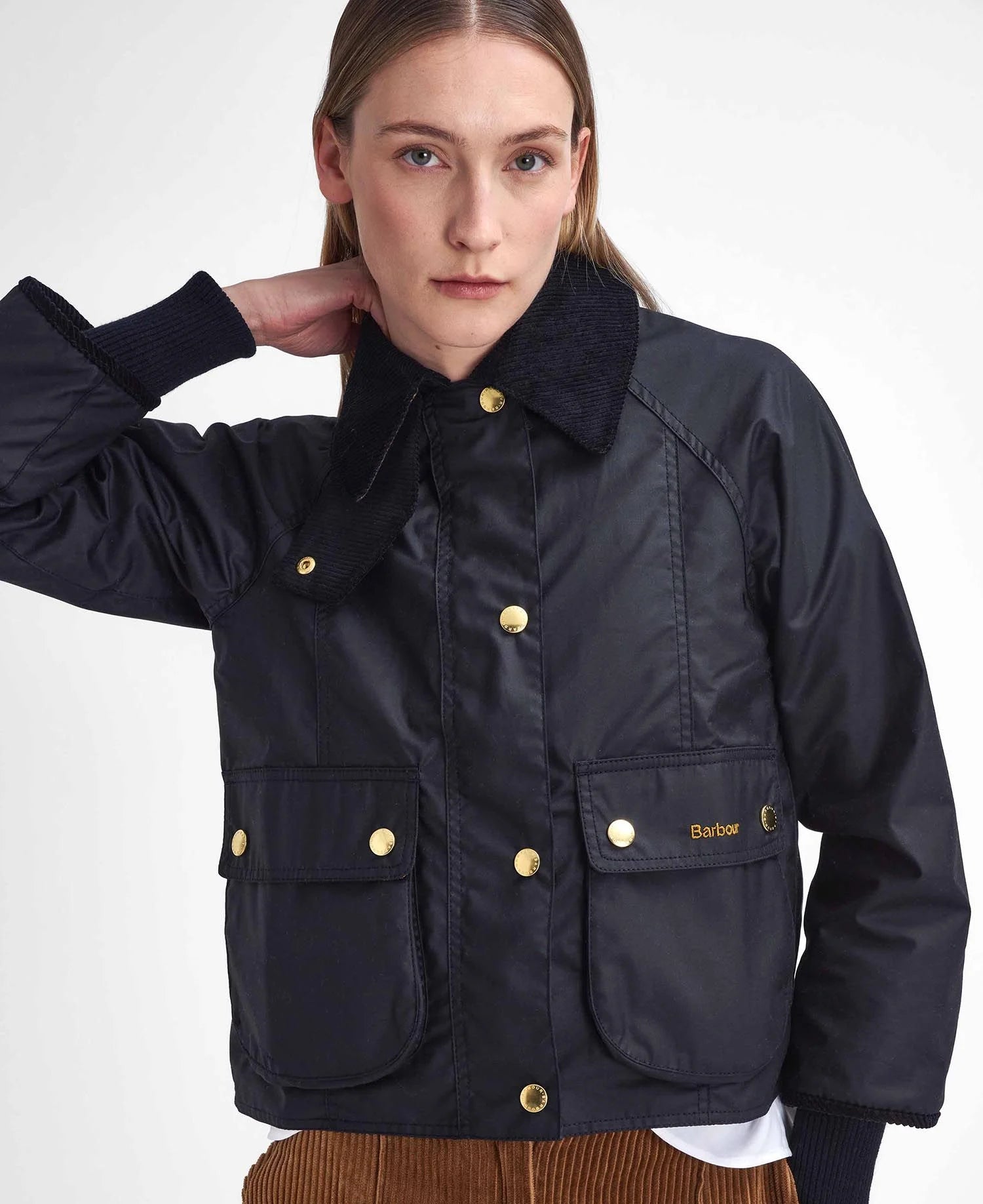 Barbour Vaxjakki Crop Beadnell Black - Kormákur & Skjöldur
