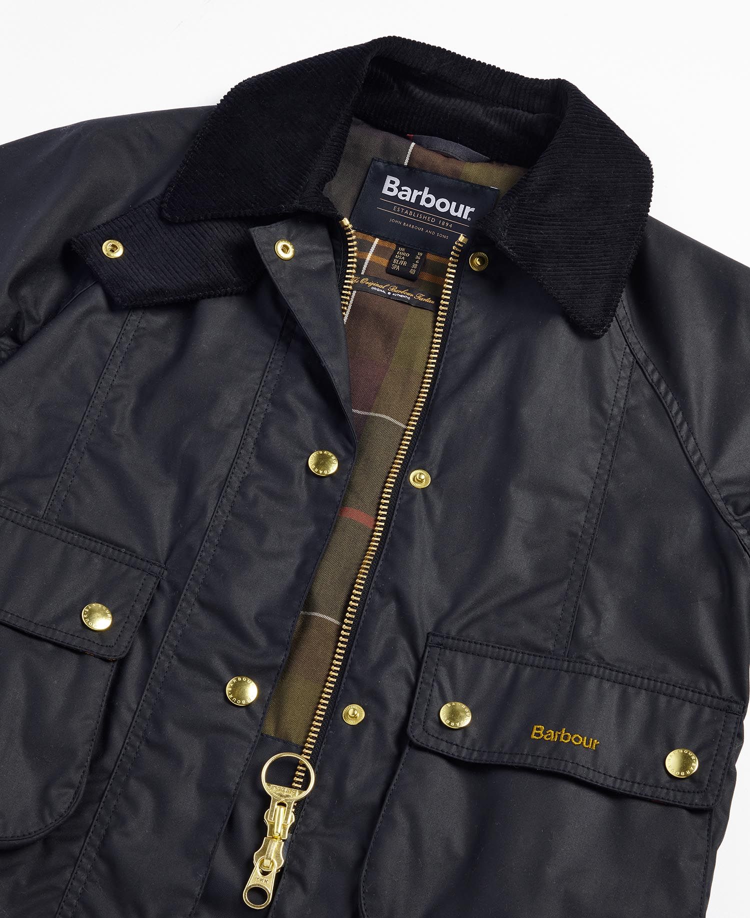 Barbour Vaxjakki Crop Beadnell Black - Kormákur & Skjöldur