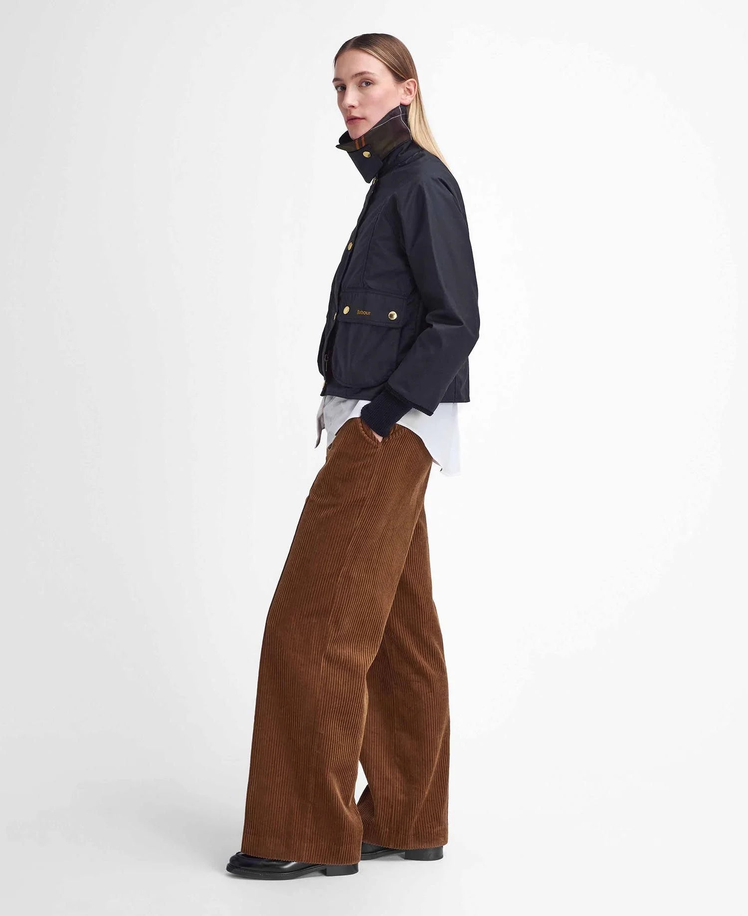 Barbour Vaxjakki Crop Beadnell Black - Kormákur & Skjöldur