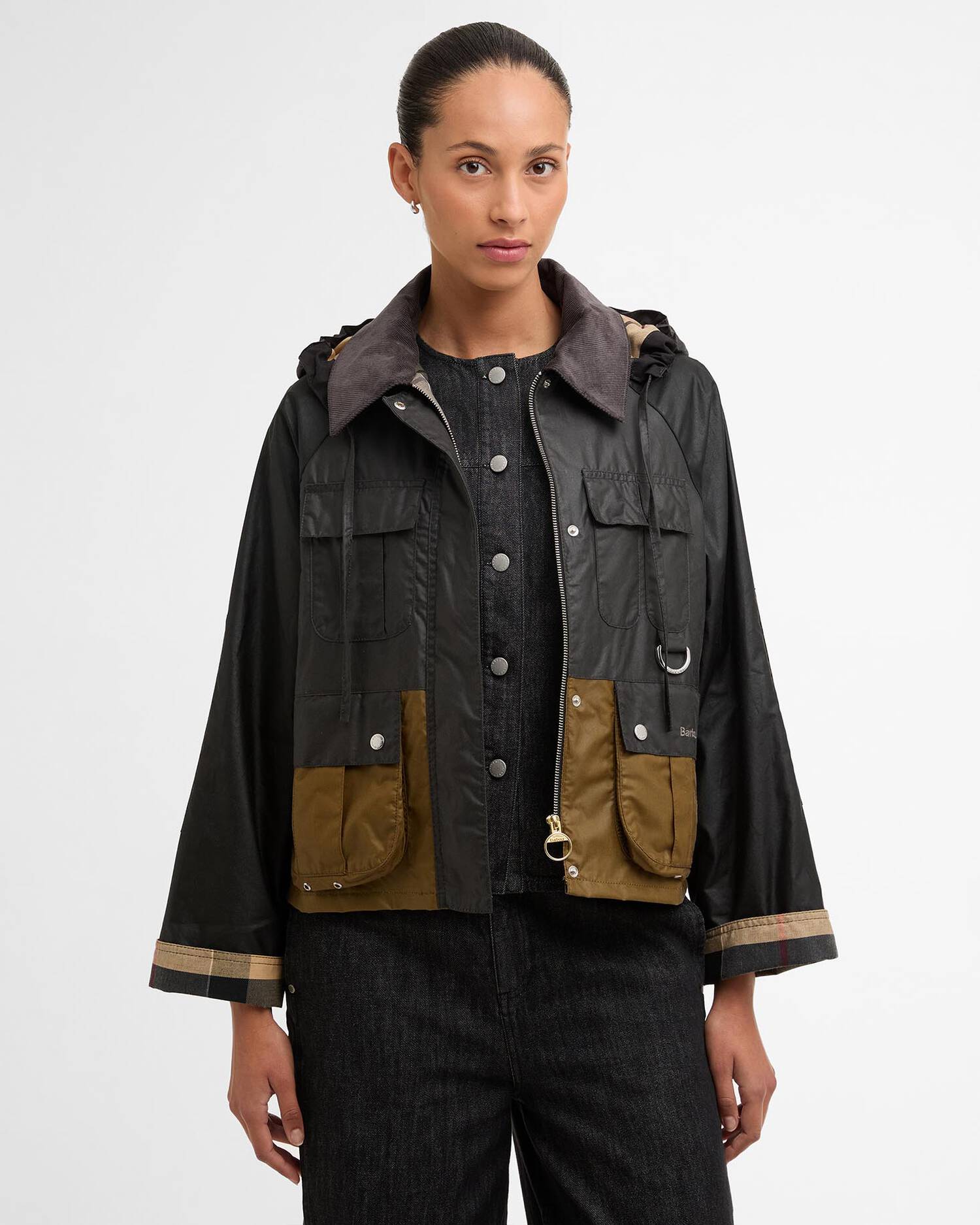 Barbour Liza Wax Jakki Black