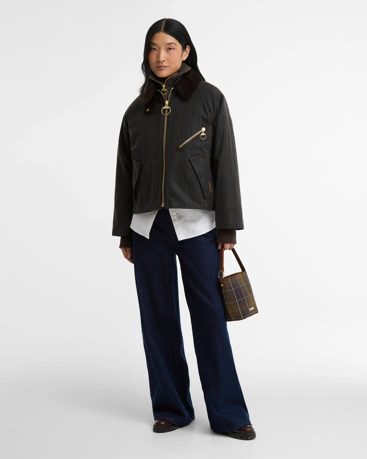 Barbour Jakki Arlene Checked Wax