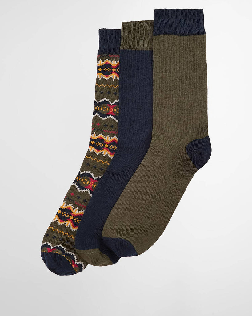 Barbour Sokkasett Case Fair Isle Sock Gi