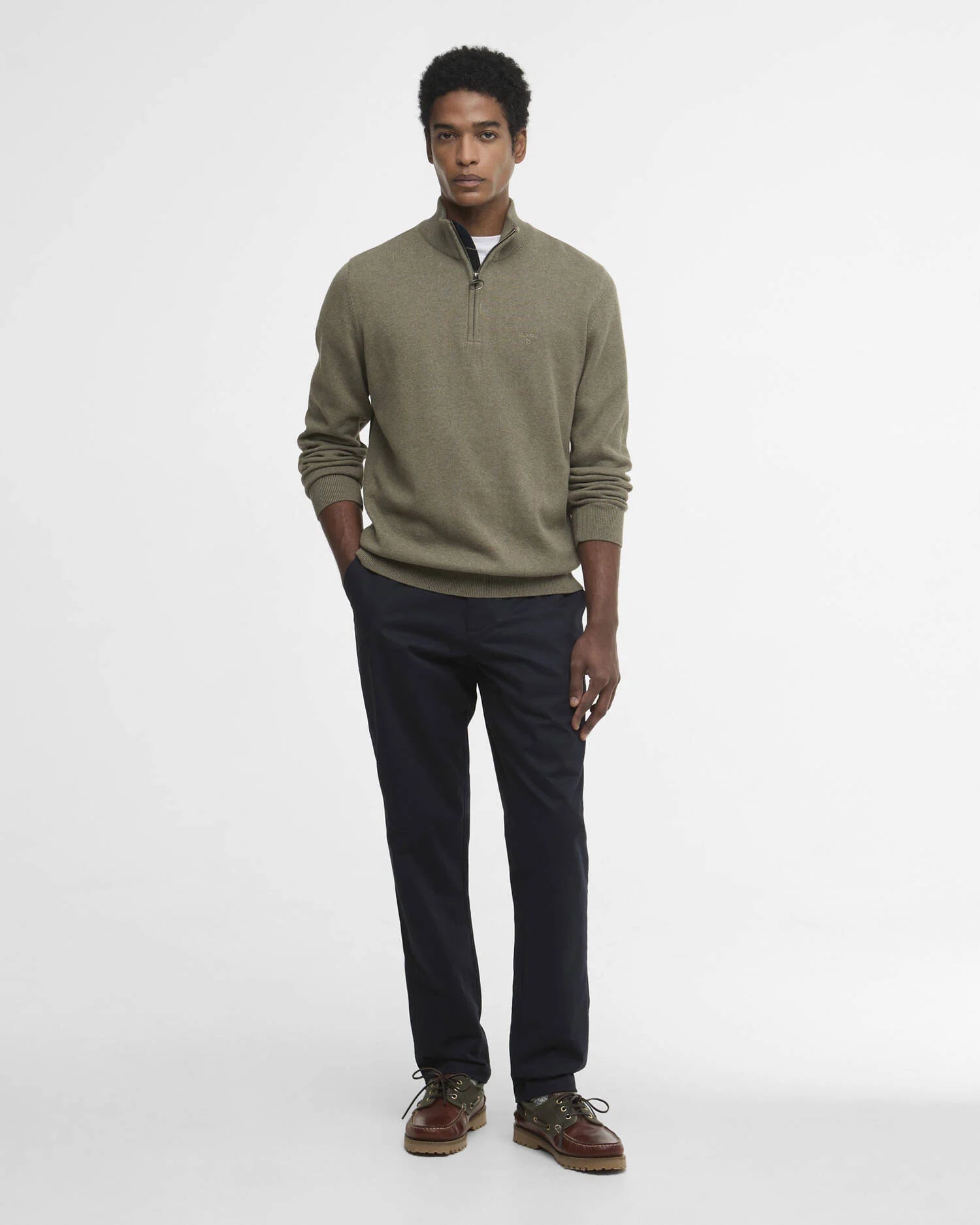 Barbour Peysa Cotton Half Zip - Kormákur & Skjöldur