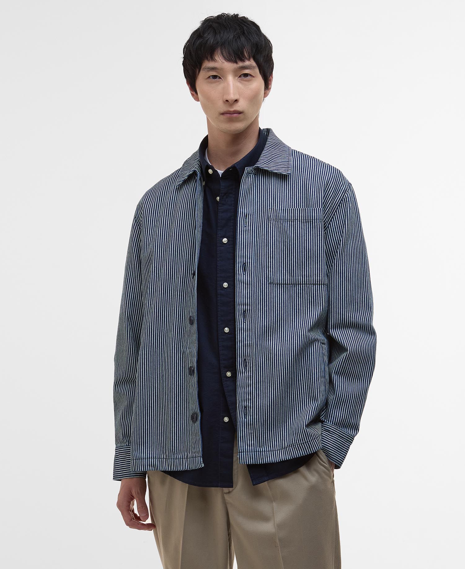 Barbour Yfirskyrta Ticking Stripe Oversh - Kormákur & Skjöldur