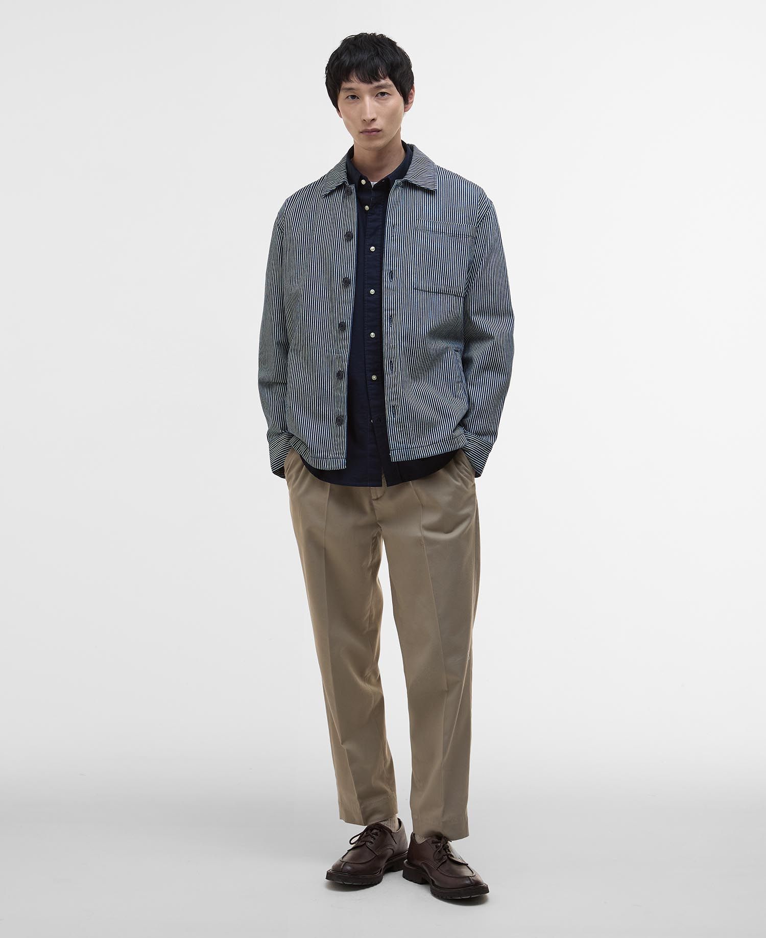 Barbour Yfirskyrta Ticking Stripe Oversh - Kormákur & Skjöldur