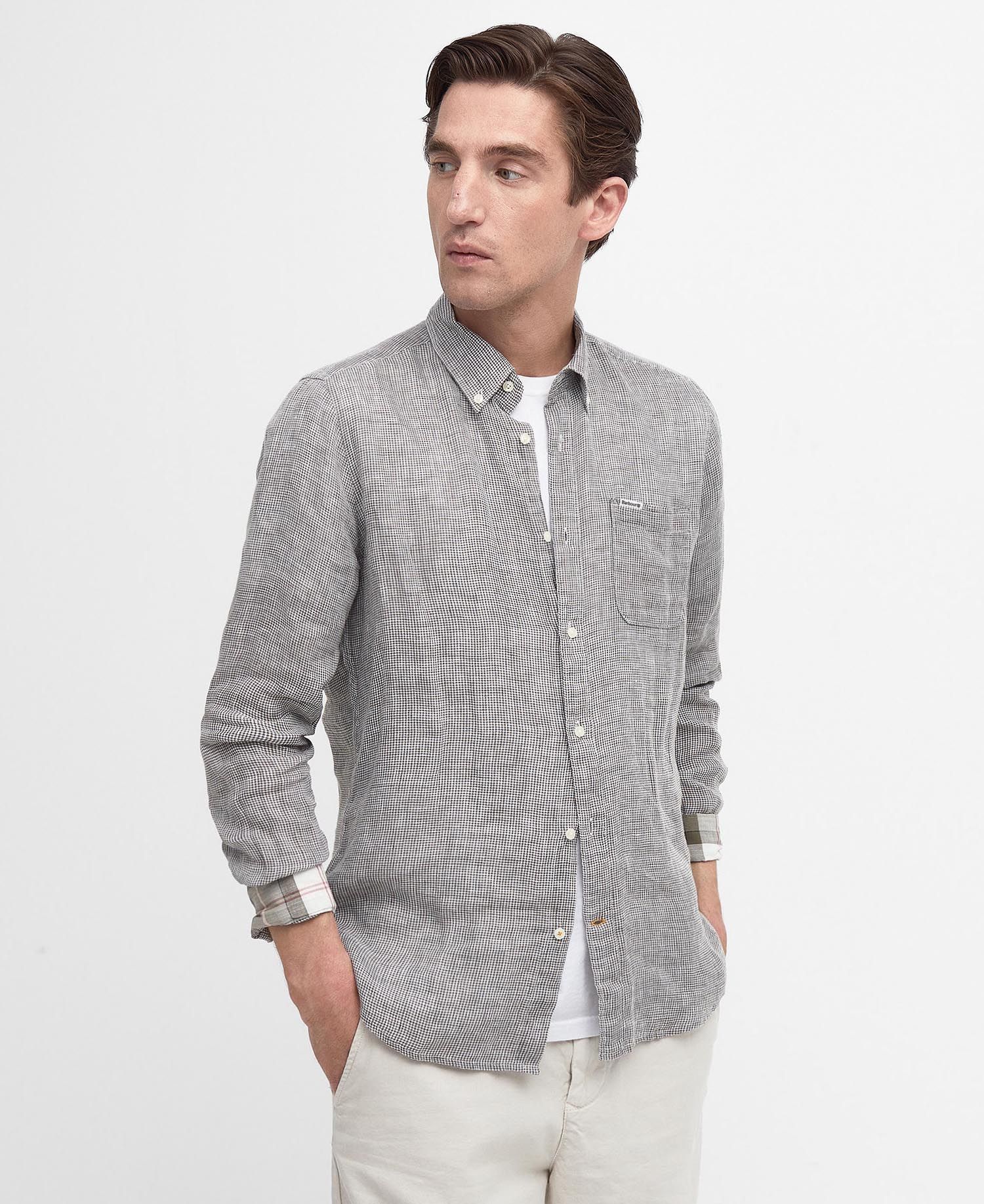 Barbour Skyrta Linton Tailored - Kormákur & Skjöldur