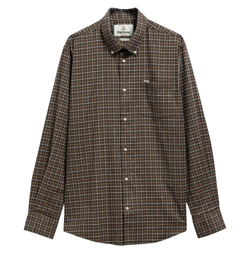Barbour Alderwood Shirt Olive - Kormákur & Skjöldur