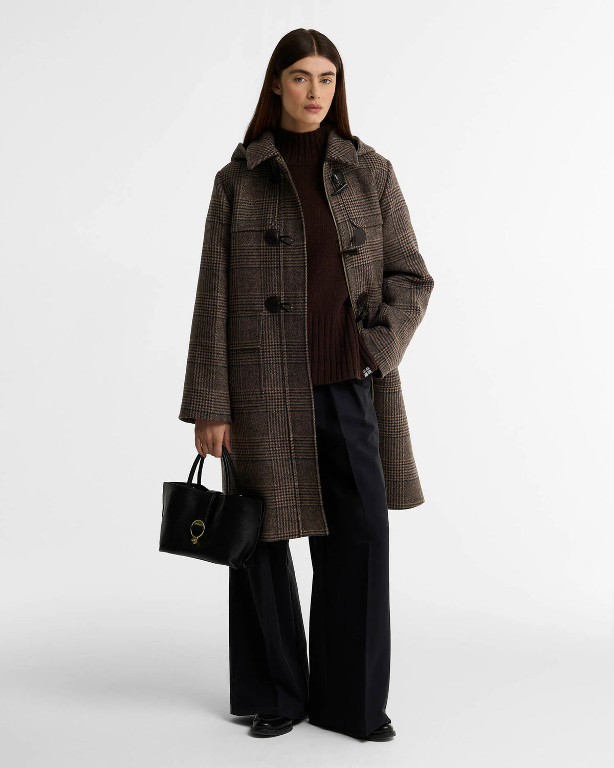 Barbour Melody Check Wool Duffel Coat - Kormákur & Skjöldur