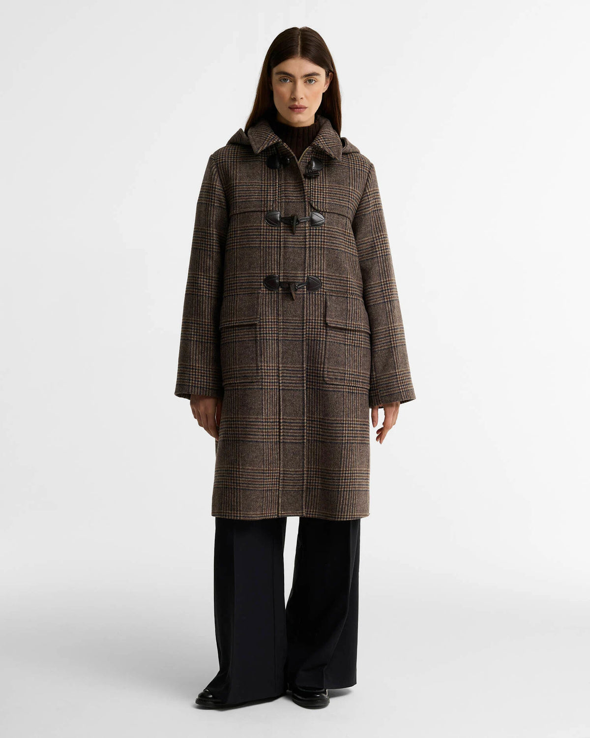 Barbour Melody Check Wool Duffel Coat - Kormákur & Skjöldur