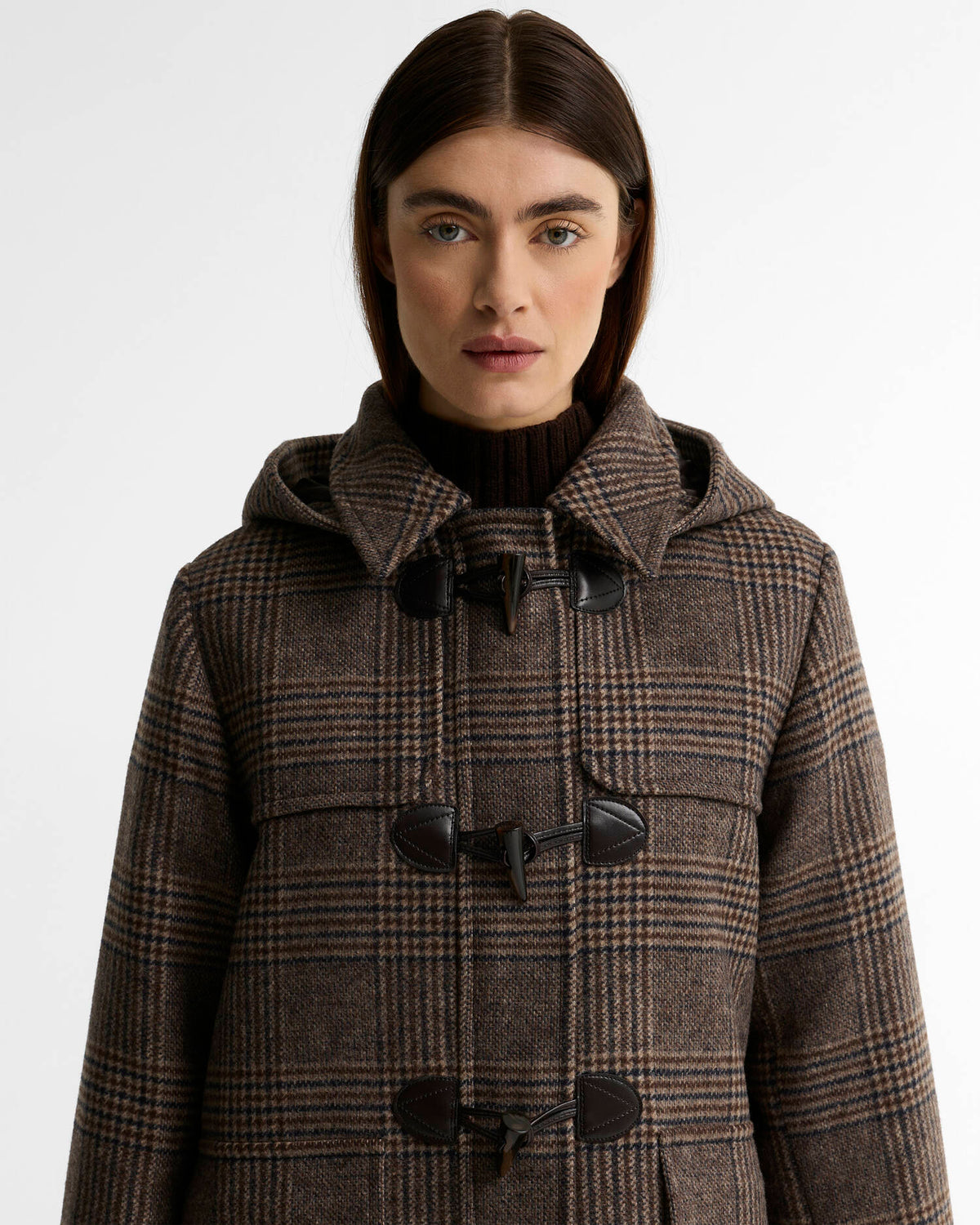 Barbour Melody Check Wool Duffel Coat - Kormákur & Skjöldur