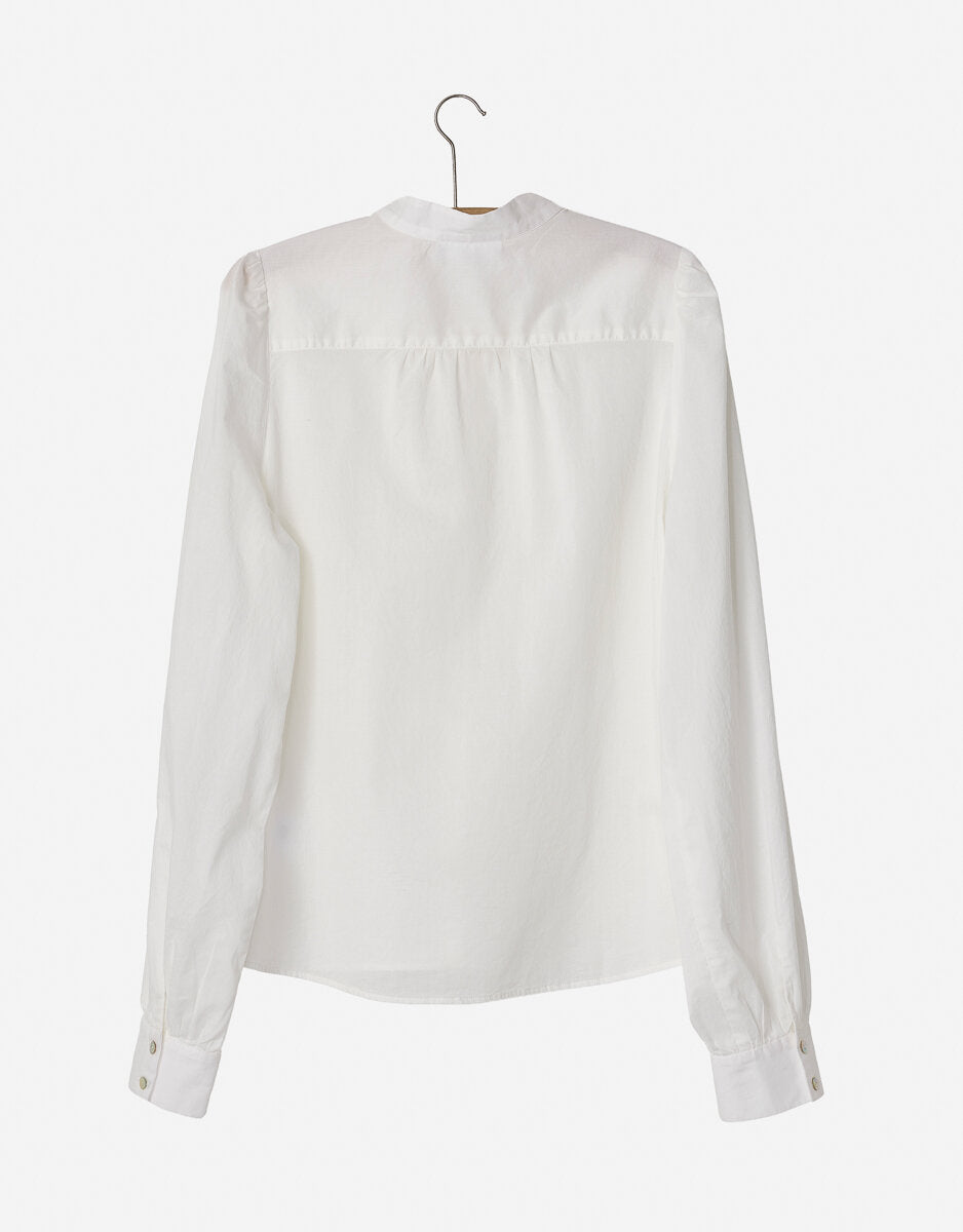 Nygardsanna Ruffle Blouse White