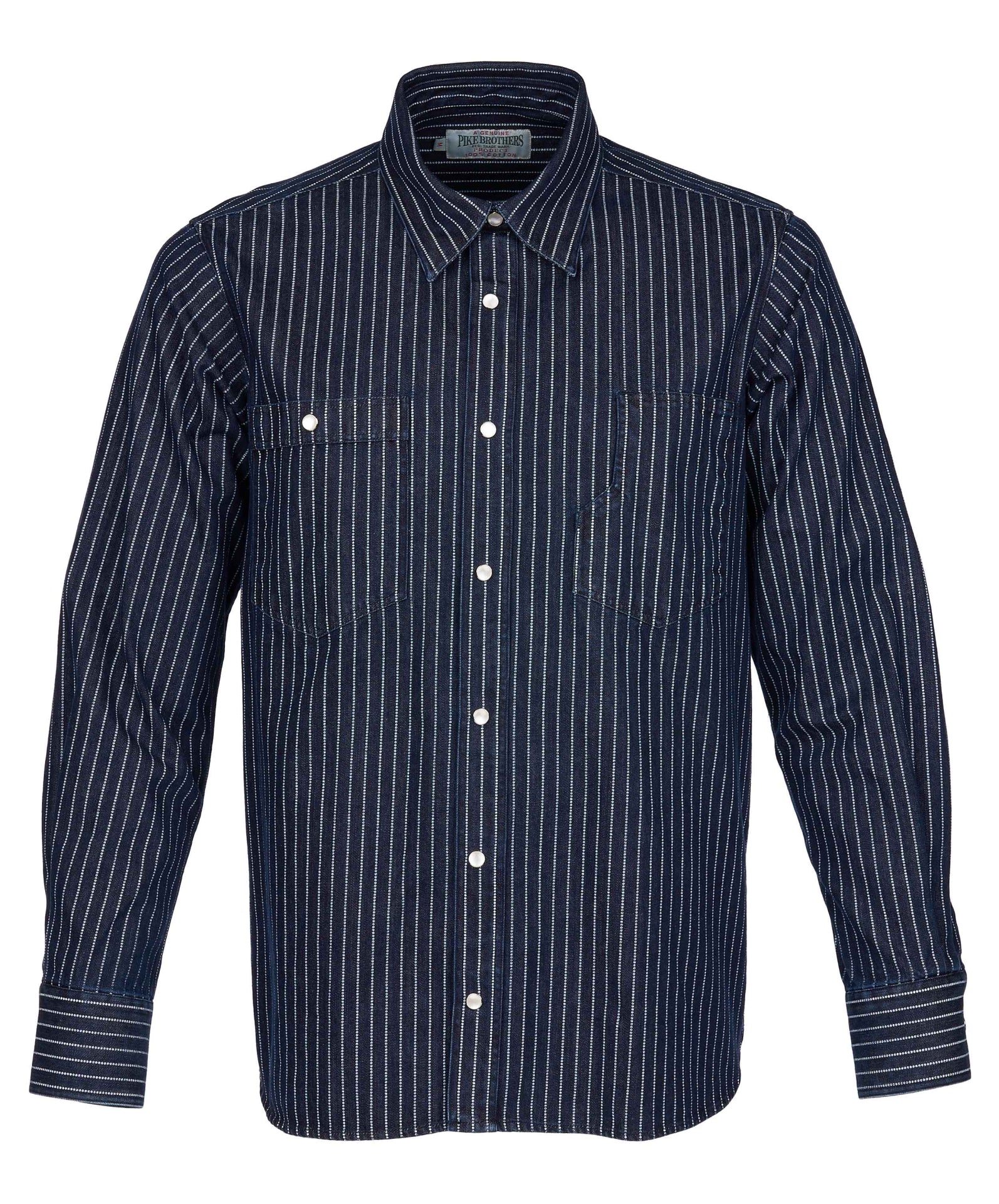 Pike Skyrta Roamer Blue Wabash Denim
