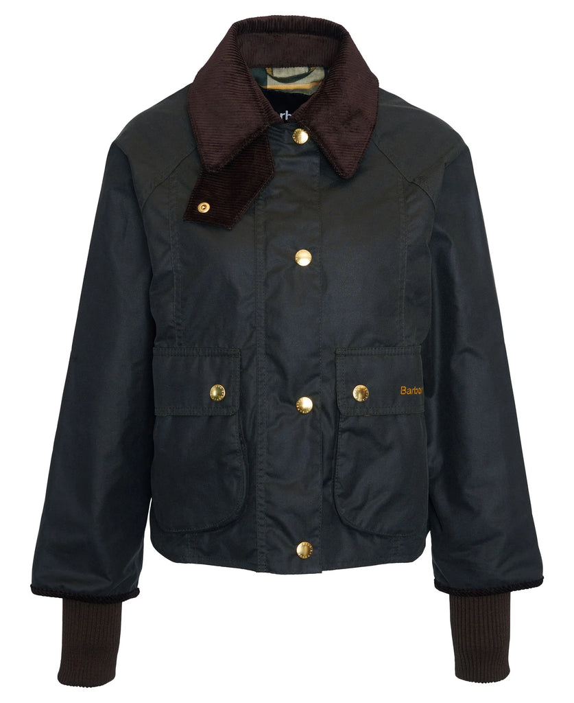 Barbour Vaxjakki Crop Beadnell Sage