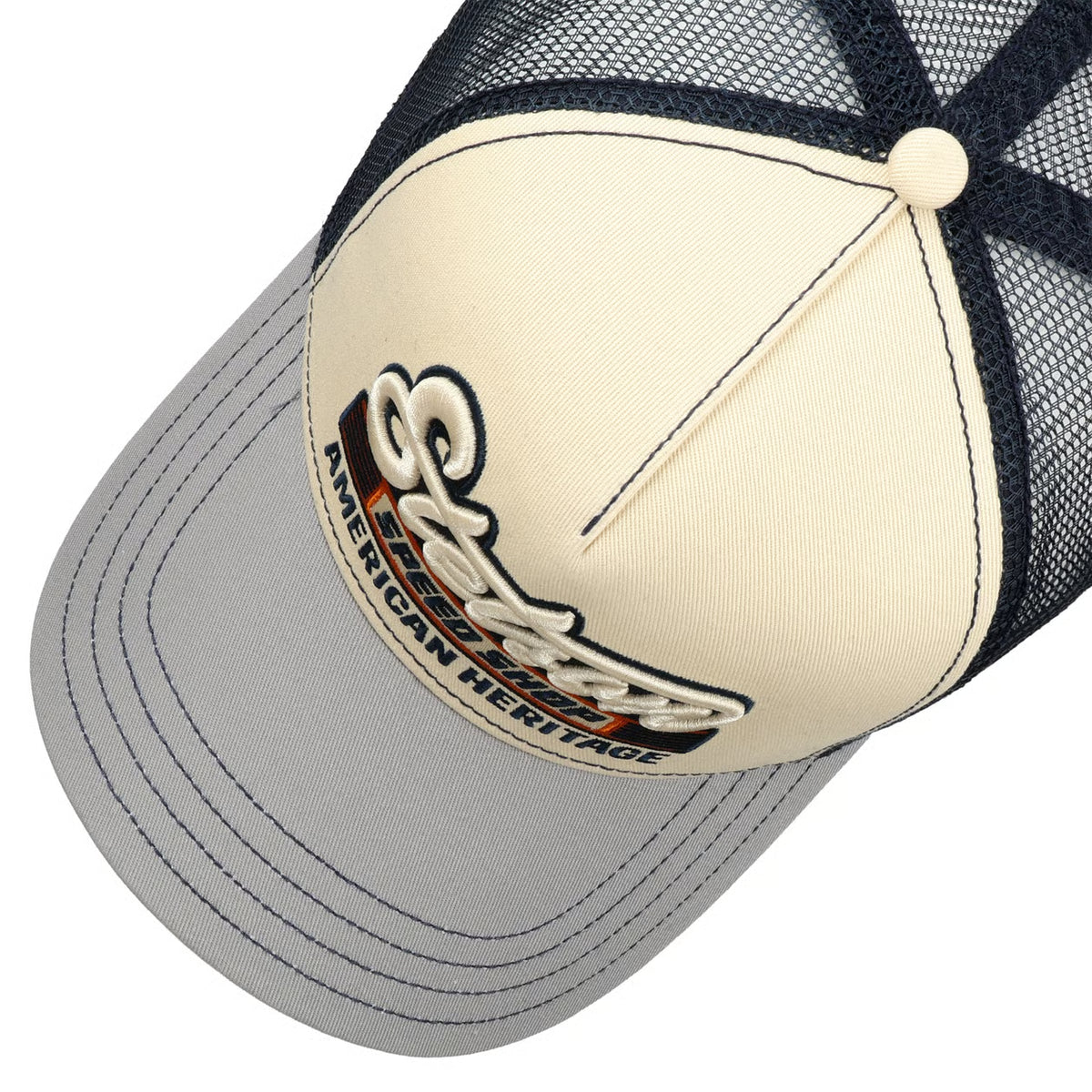Speed-Shop-Trucker-Cap-Speed-Shop-Beige-Grey