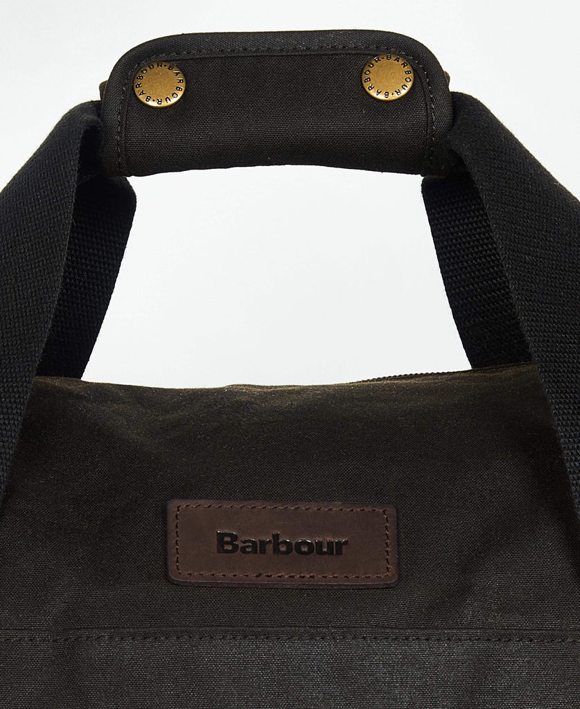 Barbour Taska Explorer Wax Duffle Bag Olive Kormakur Skjoldur