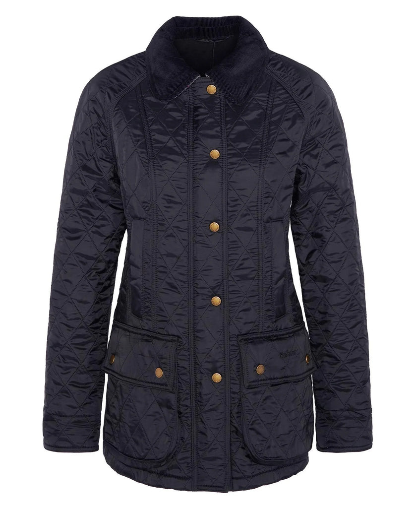 Barbour Dömujakki Beadnell Polarquilt Black