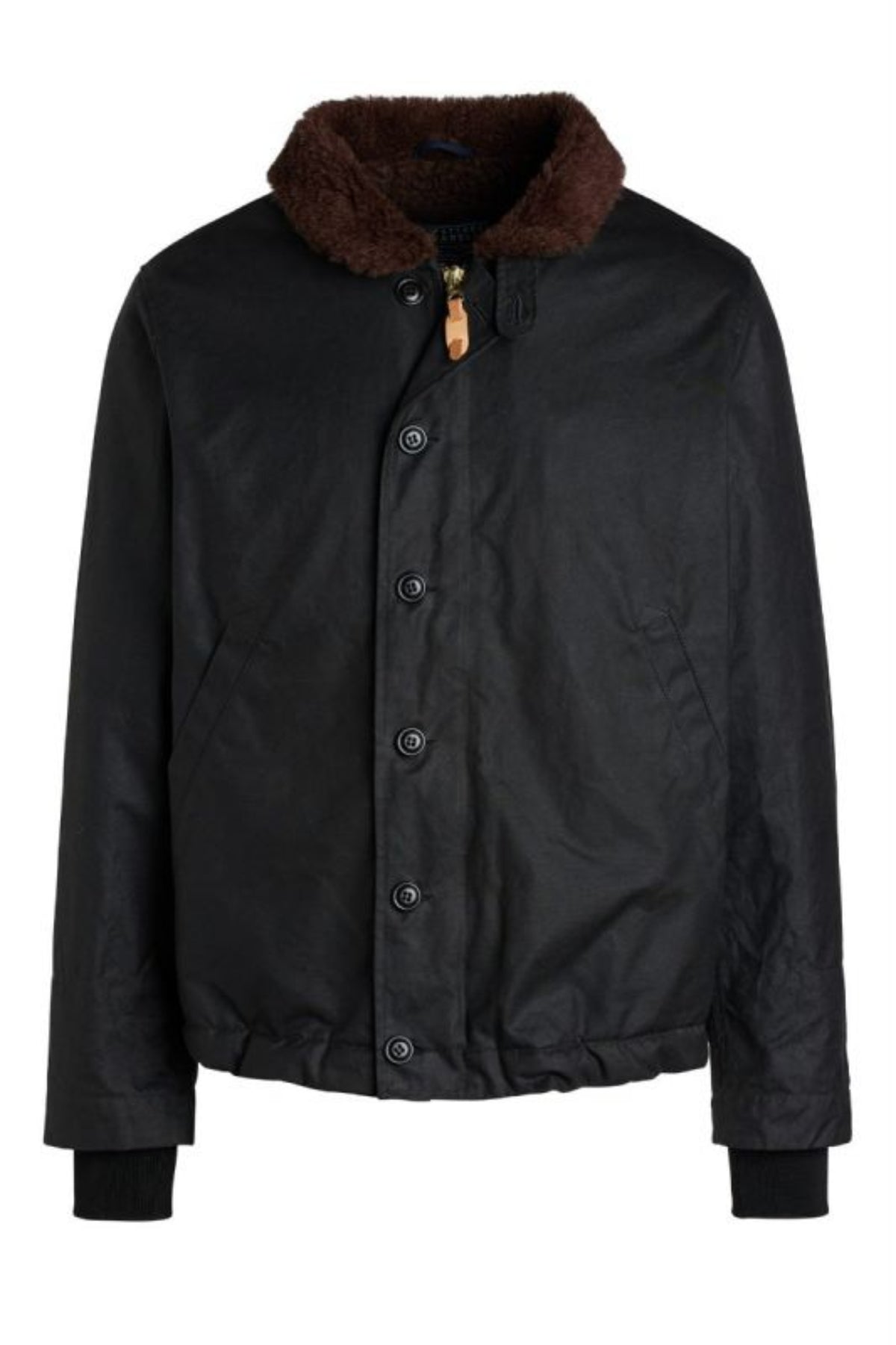 manifattura-ceccarelli-black-waxed-deck-jacket-black