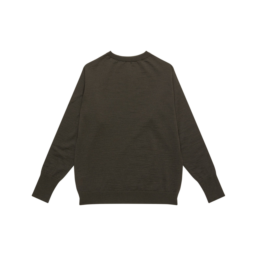 Andersen Peysa Marine Crewneck Hunting Green